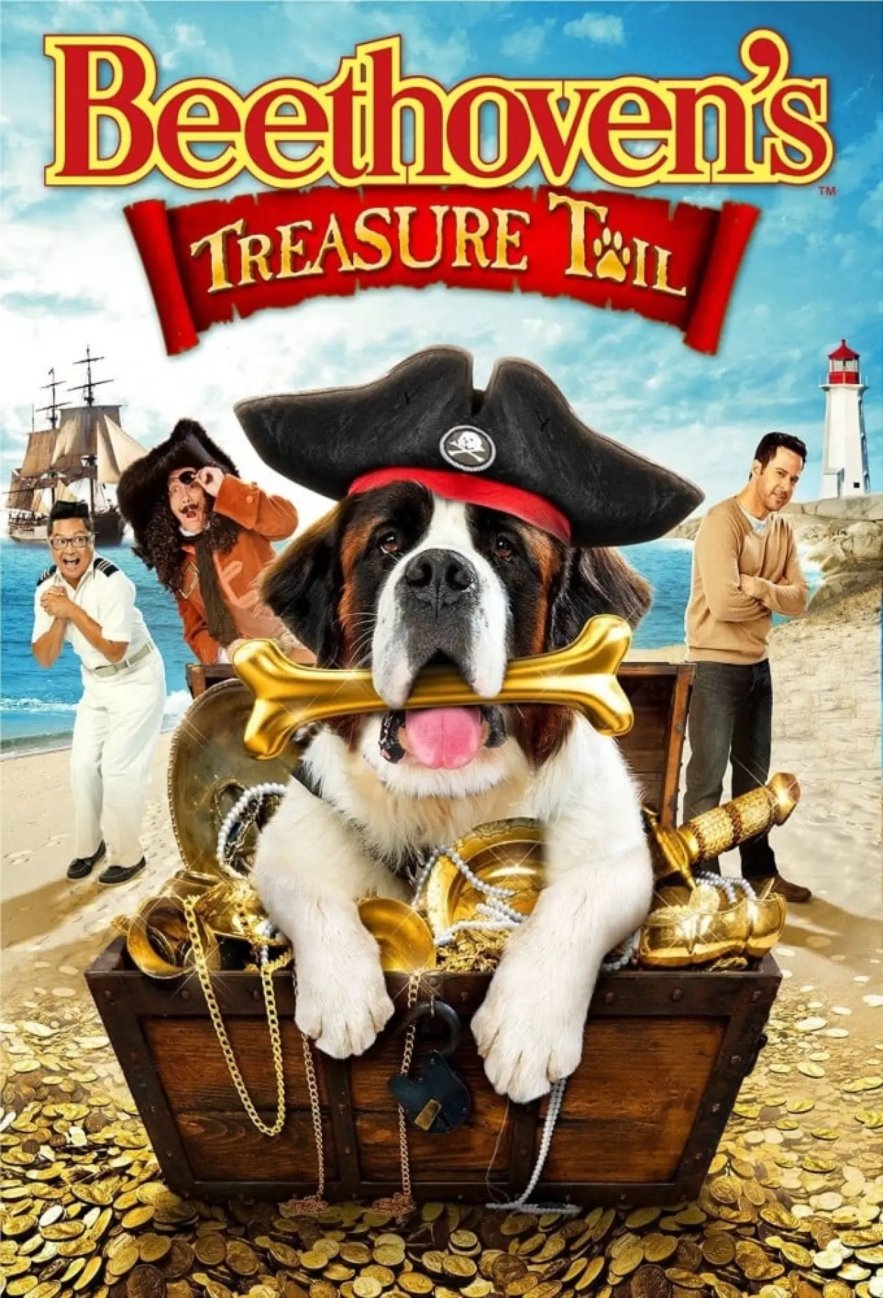 Plakat filmowy "Beethoven na tropie skarbu"