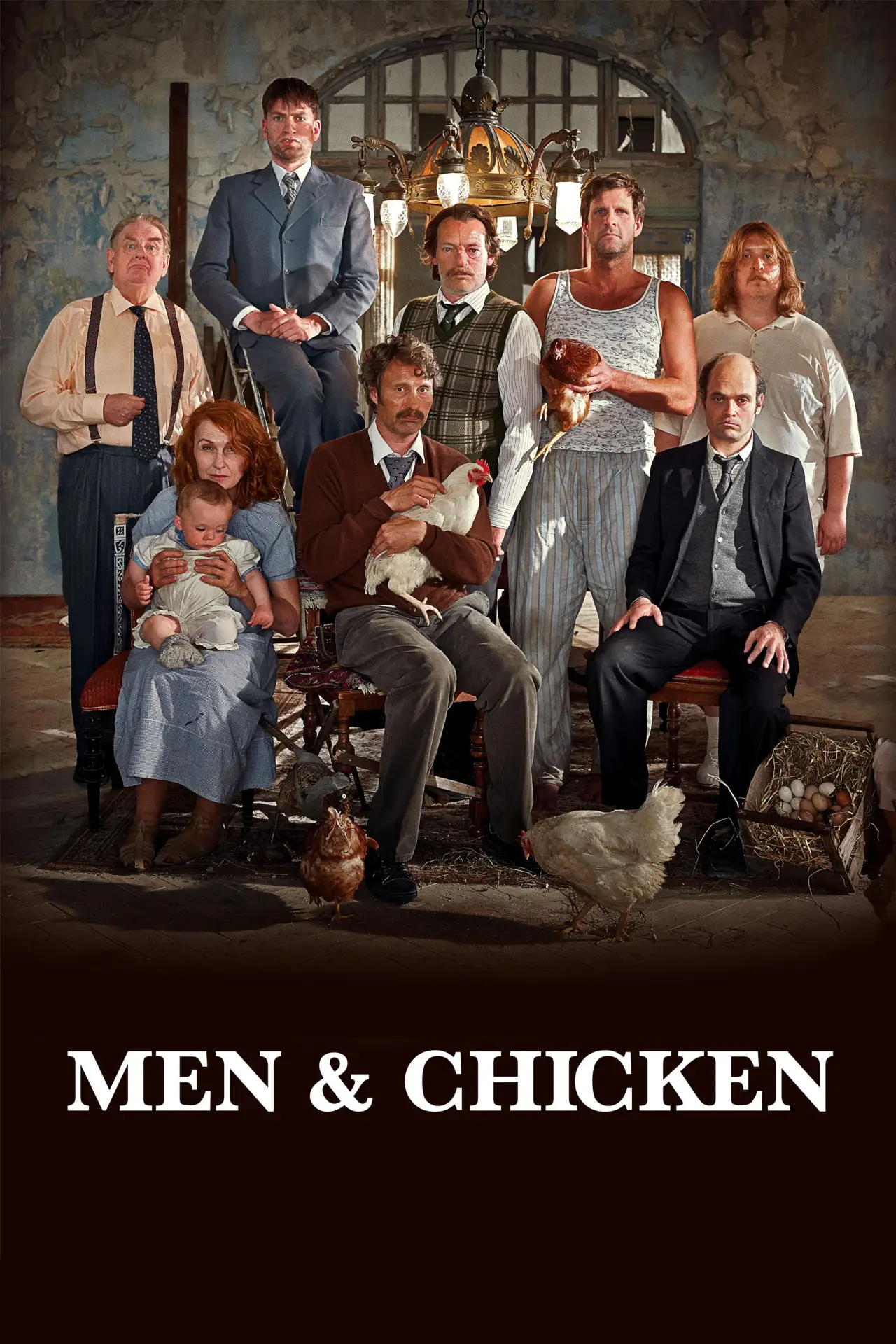 Plakat filmowy "Mænd & høns"