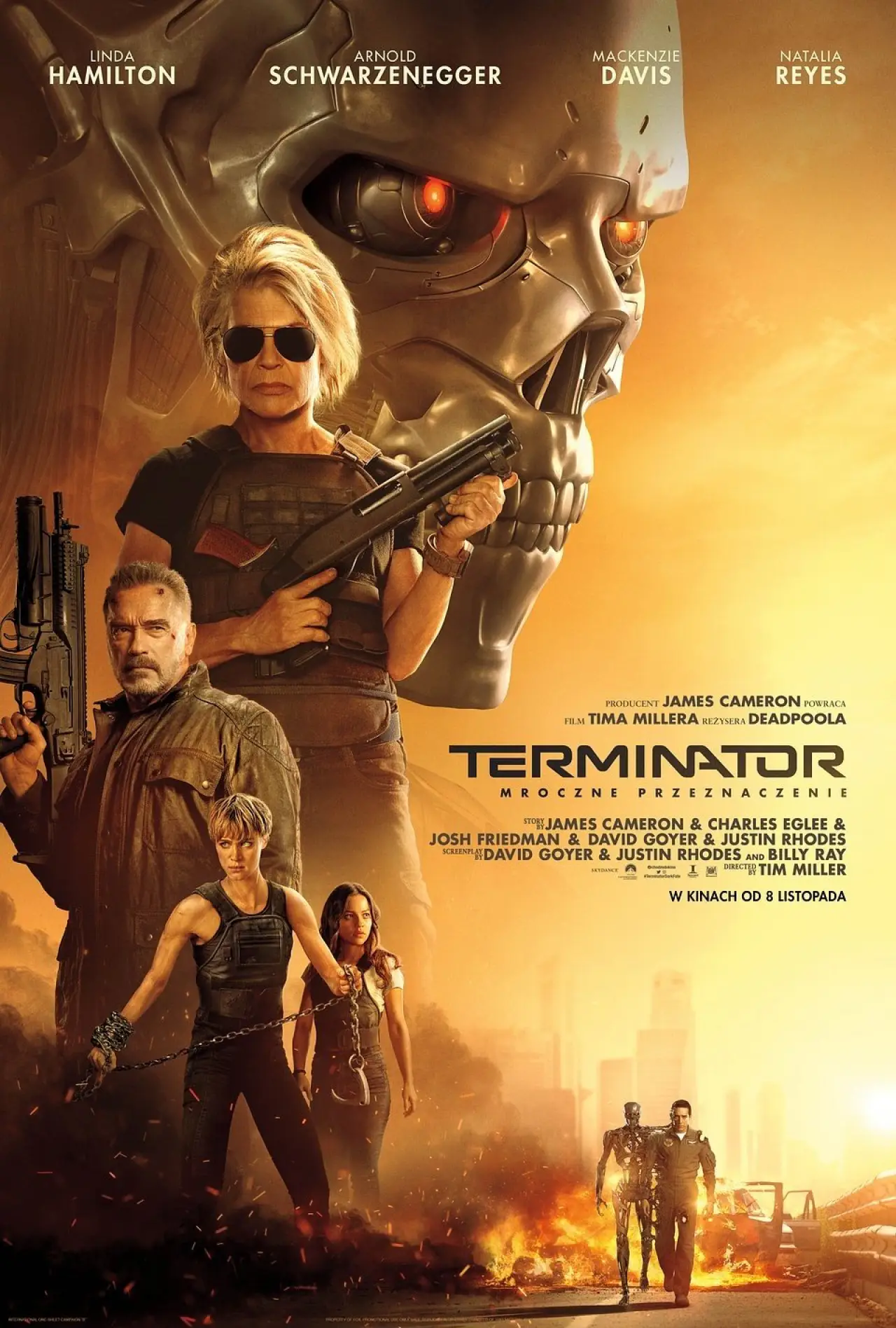 Plakat filmowy "Terminator: Mroczne przeznaczenie"