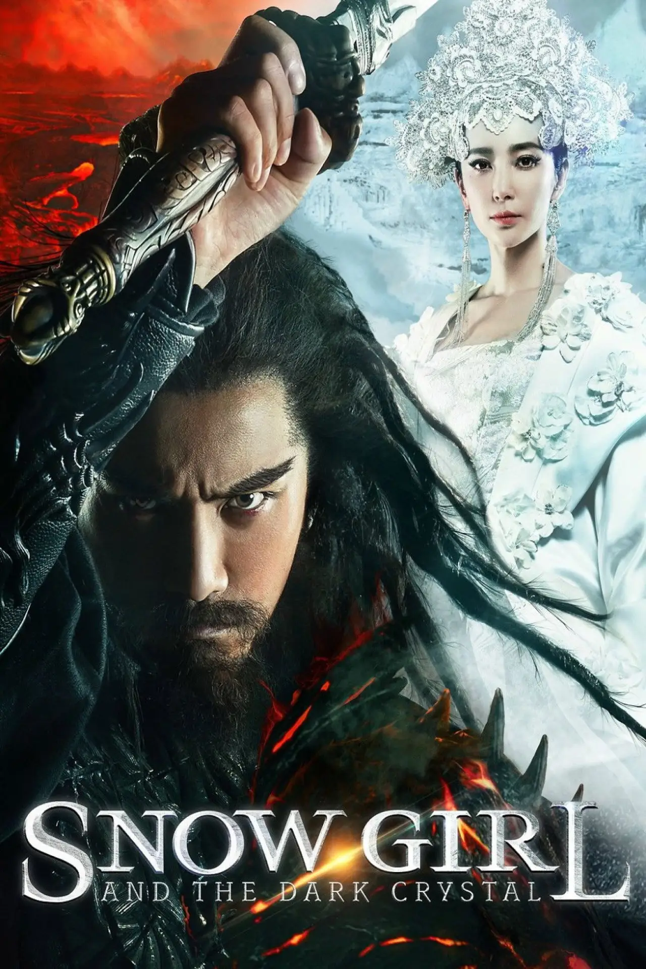 Plakat filmowy "Snow Girl and the Dark Crystal"