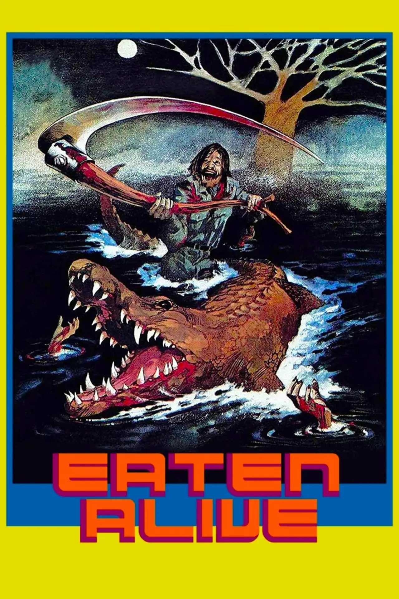 Plakat filmowy "Zjedzeni żywcem"
