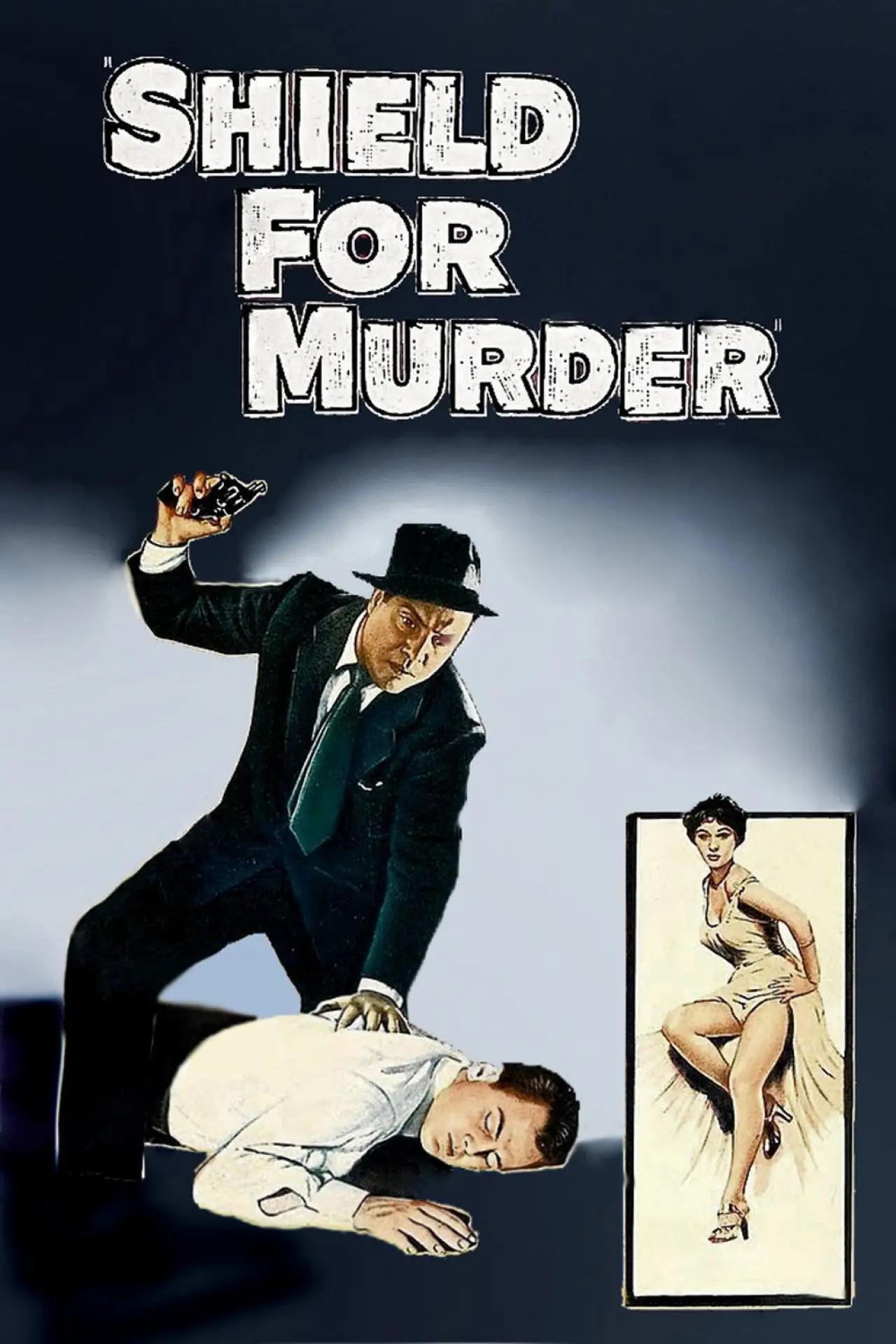 Plakat filmowy "Shield for Murder"