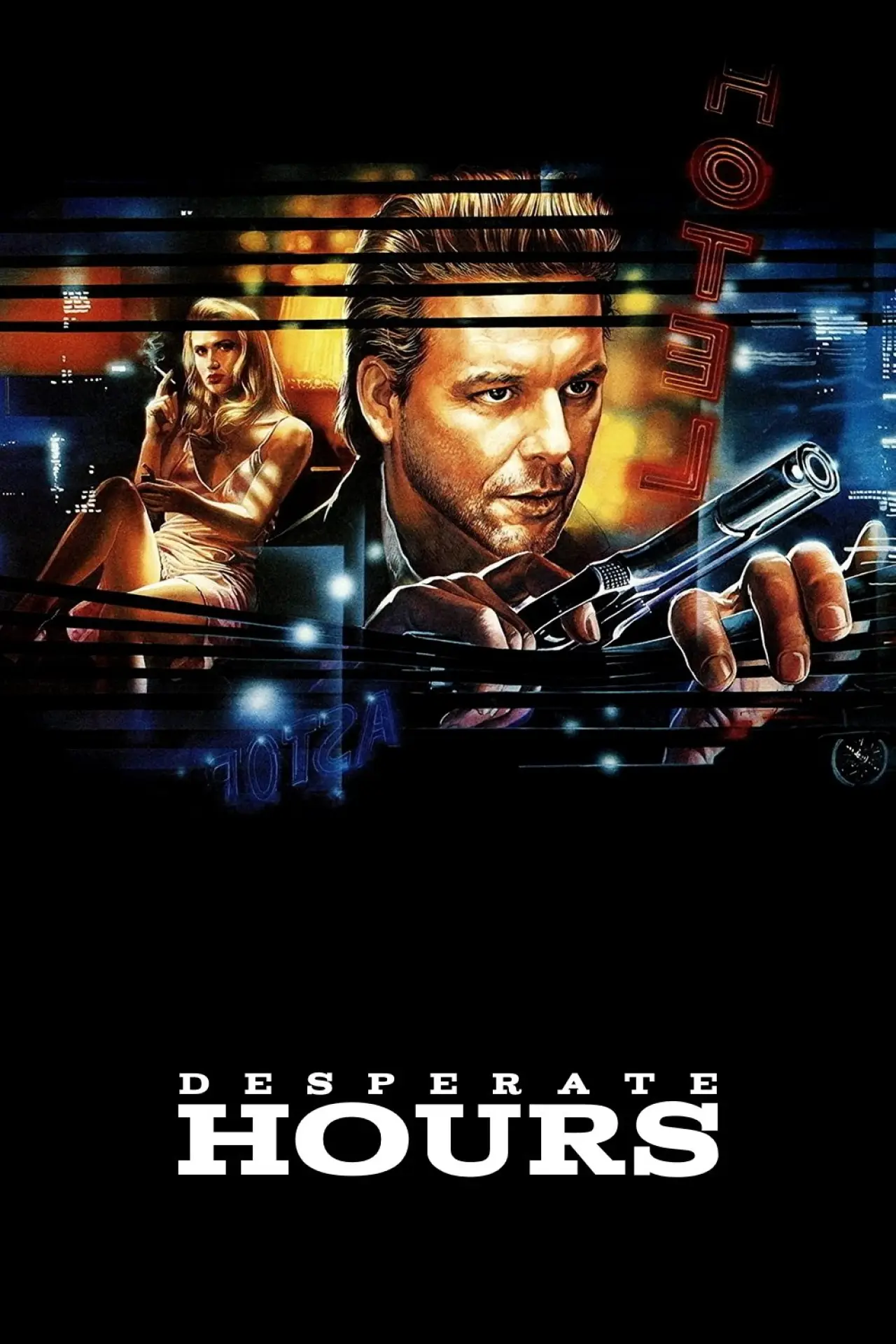 Plakat filmowy "Godziny rozpaczy"