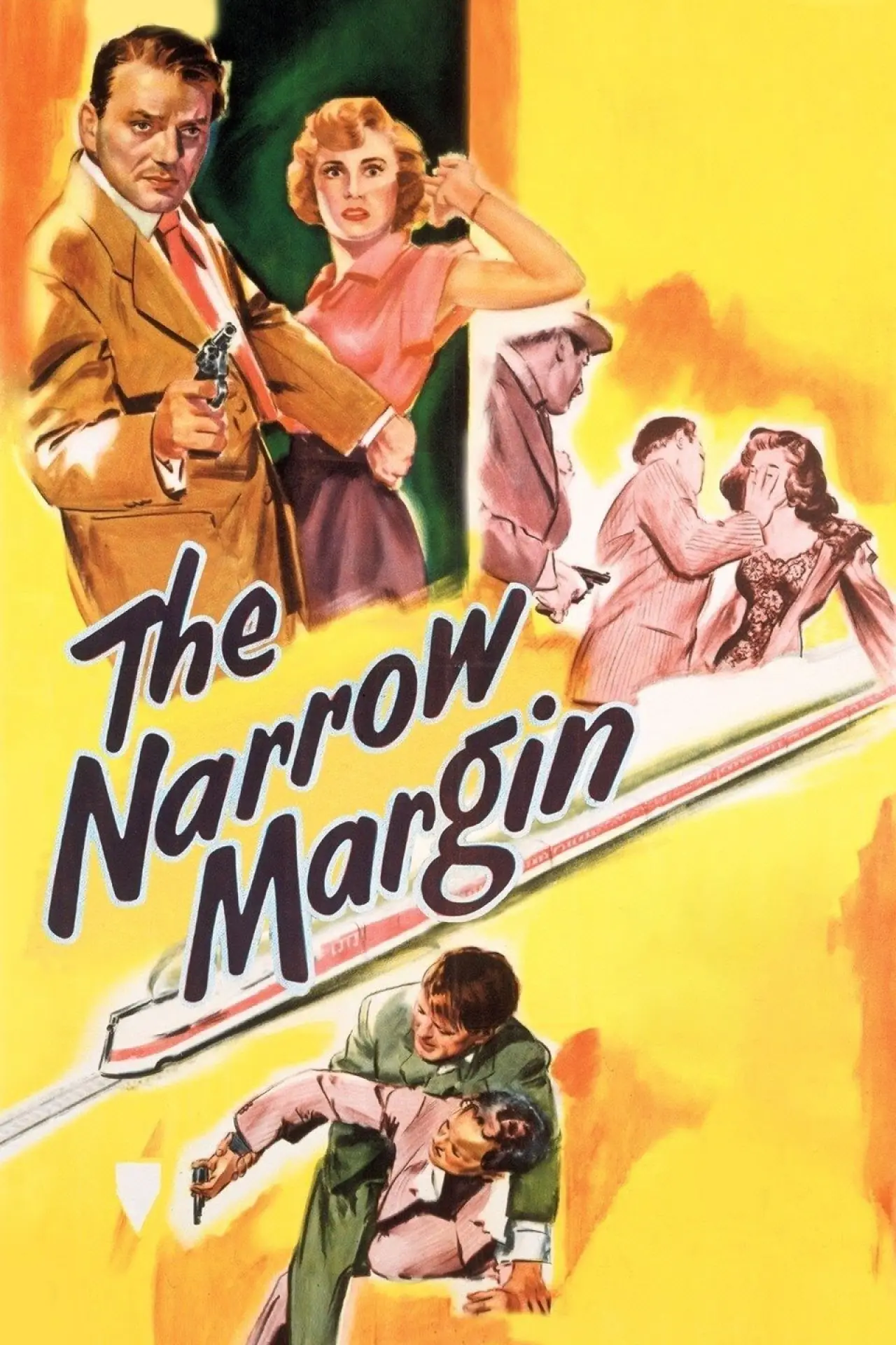 Plakat filmowy "The Narrow Margin"