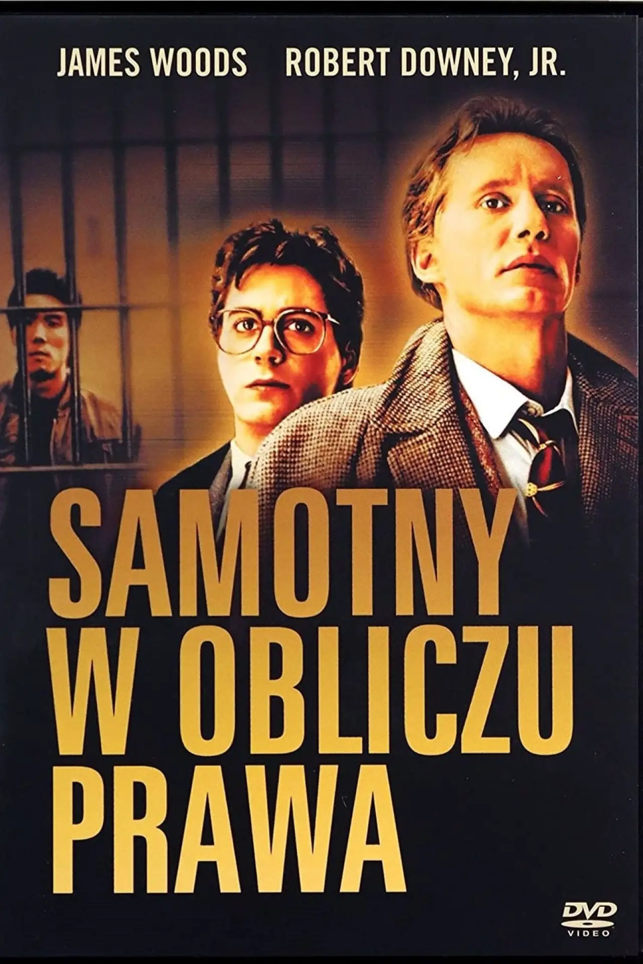 Plakat filmowy "Samotny w obliczu prawa"