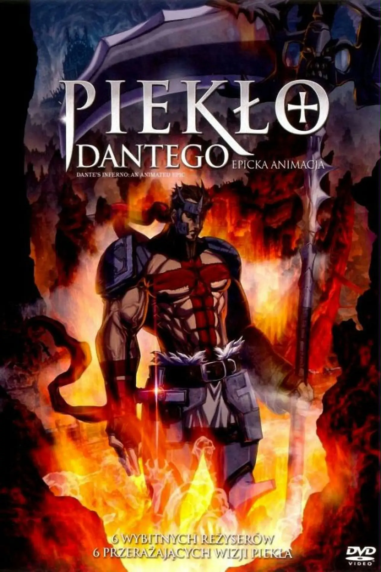 Plakat filmowy "Piekło Dantego: Epicka Animacja"