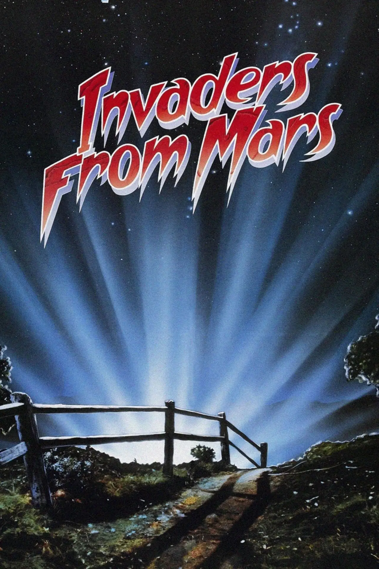 Plakat filmowy "Najeźdźcy z Marsa"