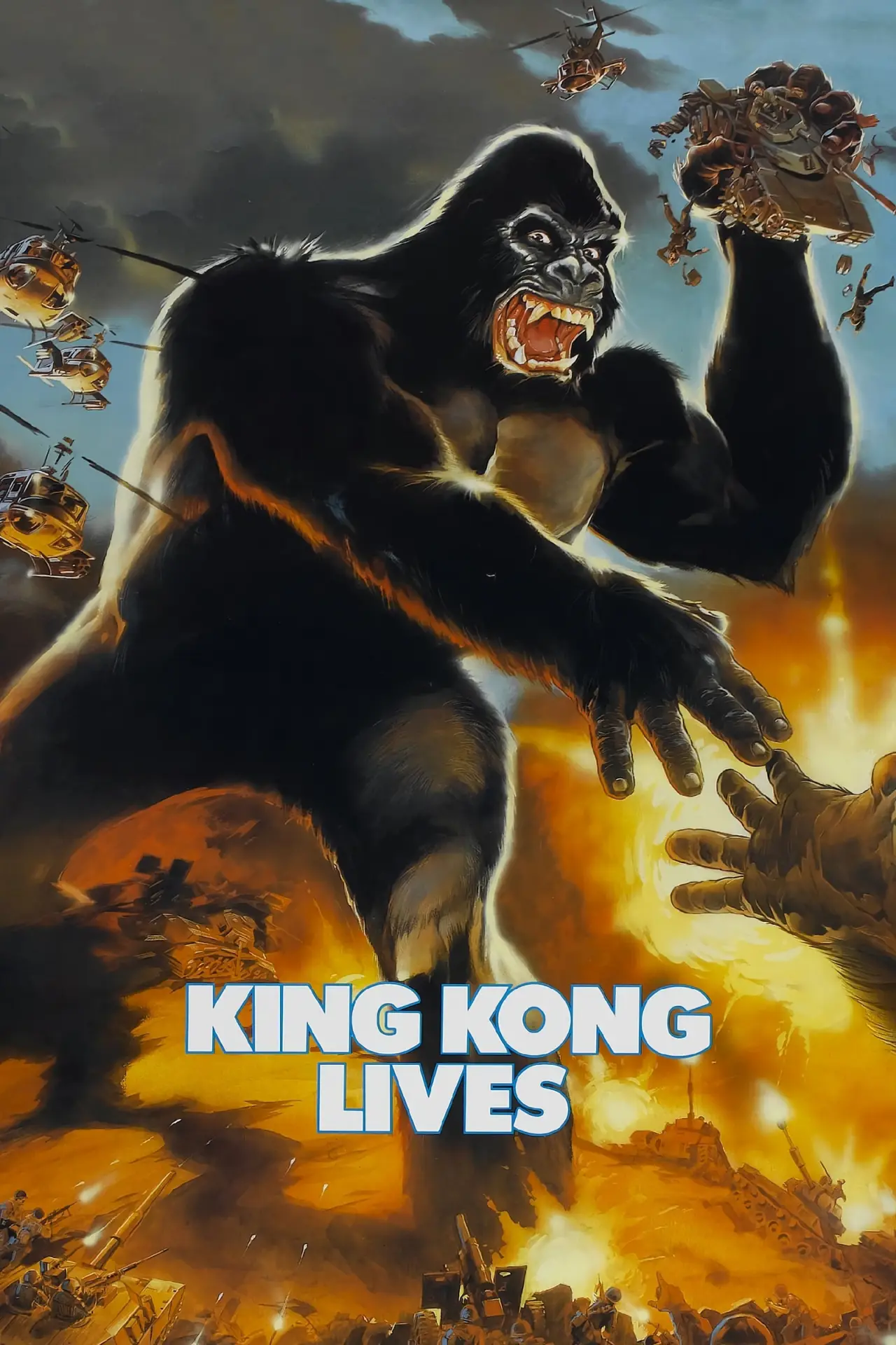 Plakat filmowy "King Kong Żyje"