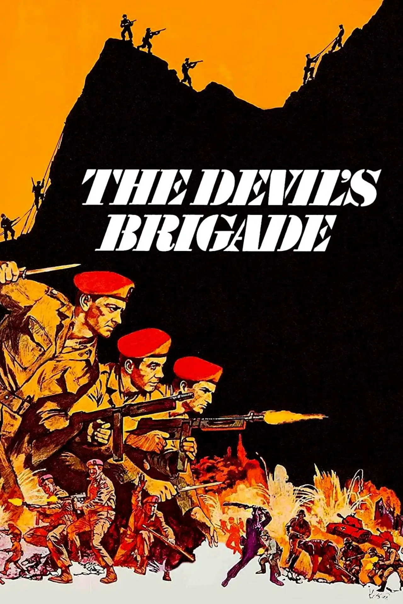 Plakat filmowy "Diabelska brygada"