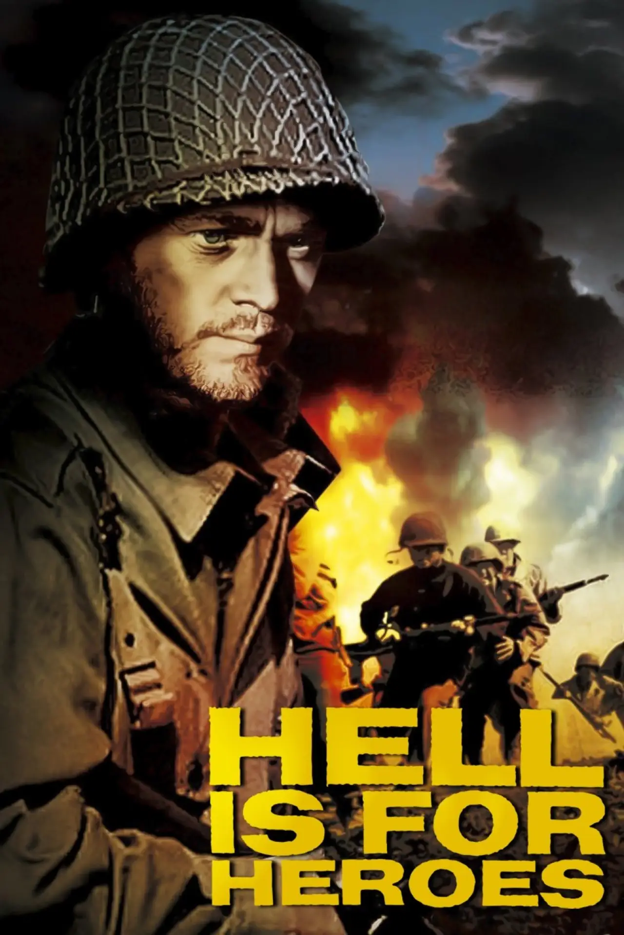 Plakat filmowy "Piekło jest dla bohaterów"