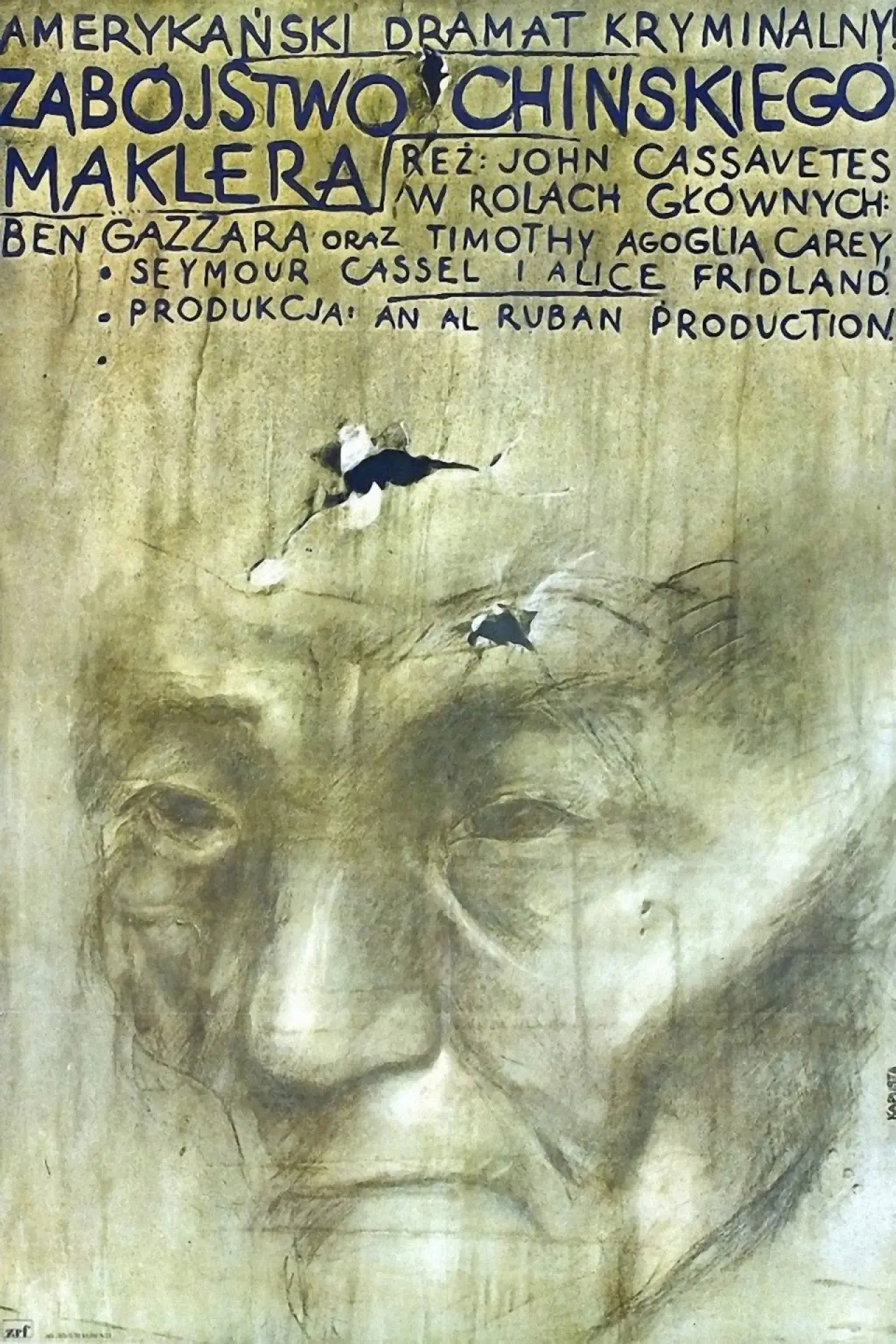 Plakat filmowy "Zabójstwo chińskiego bukmachera"