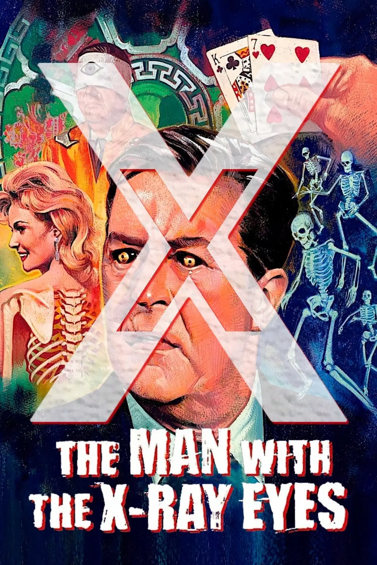 Plakat filmowy "X - człowiek, który widział więcej"