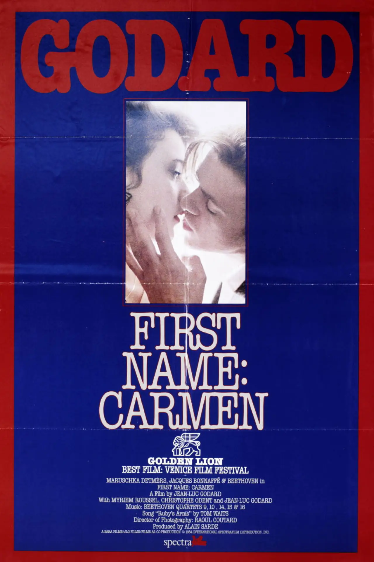 Plakat filmowy "Imię Carmen"