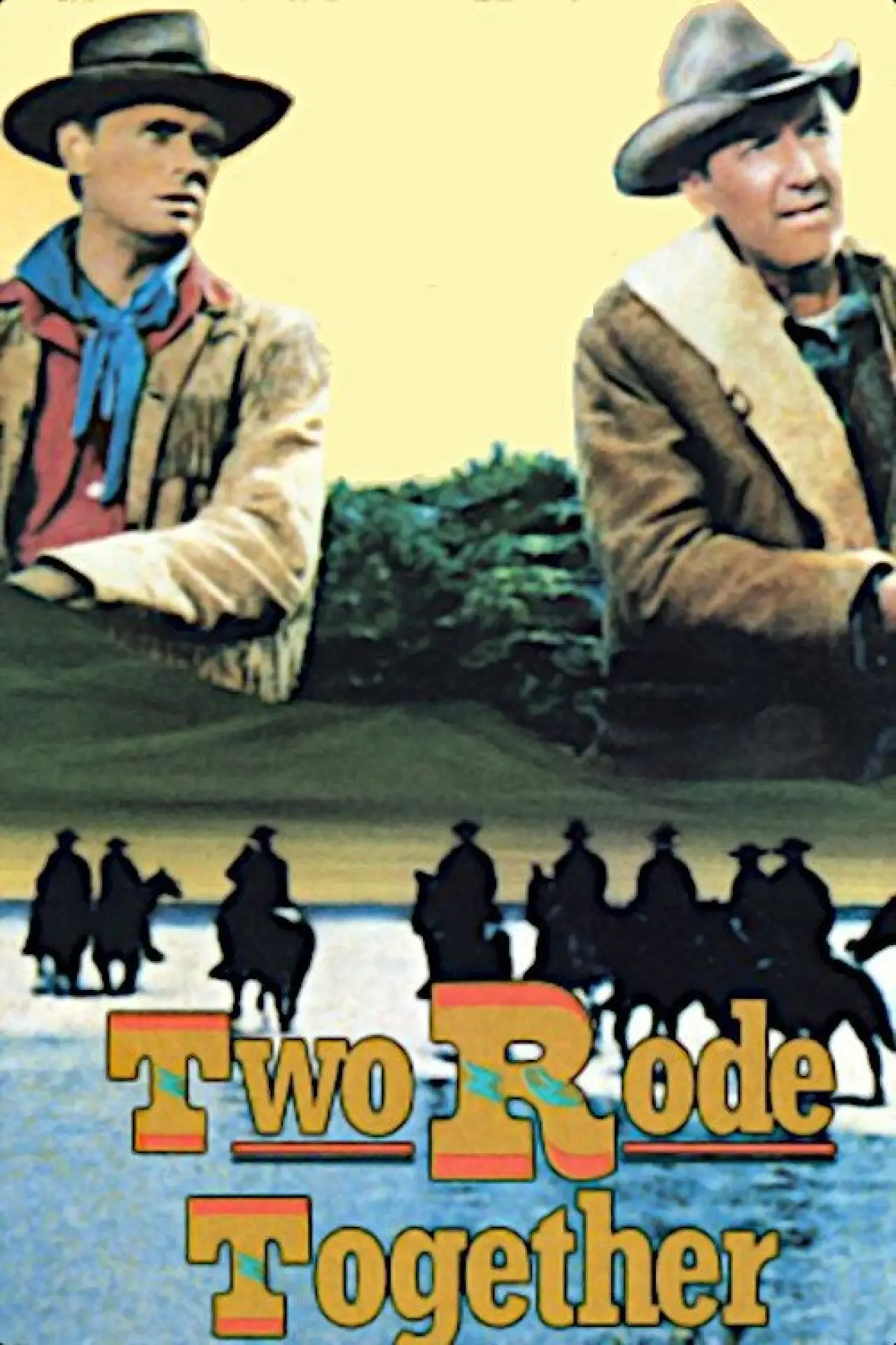 Plakat filmowy "Dwaj jeźdźcy"