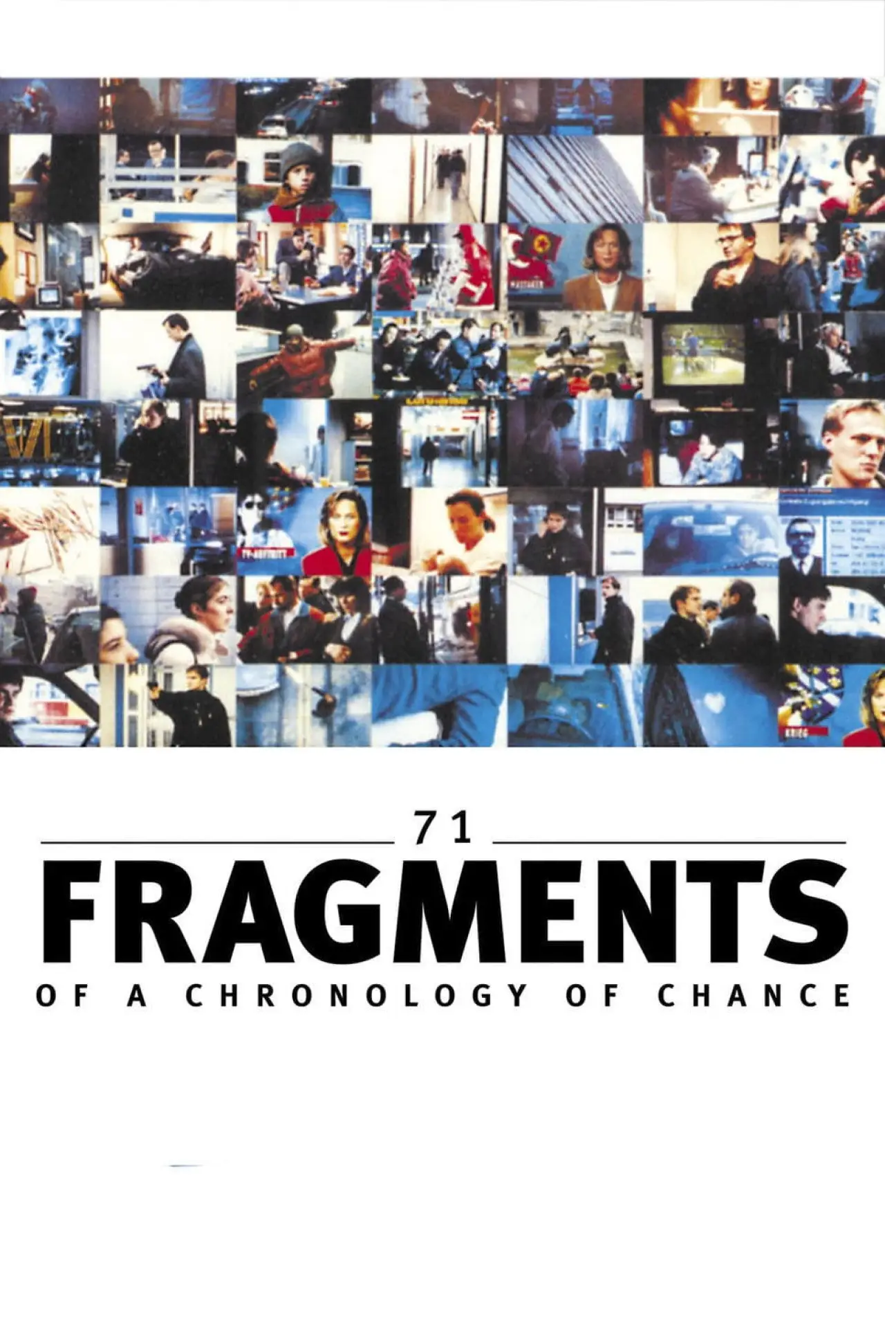 Plakat filmowy "71 fragmentów"
