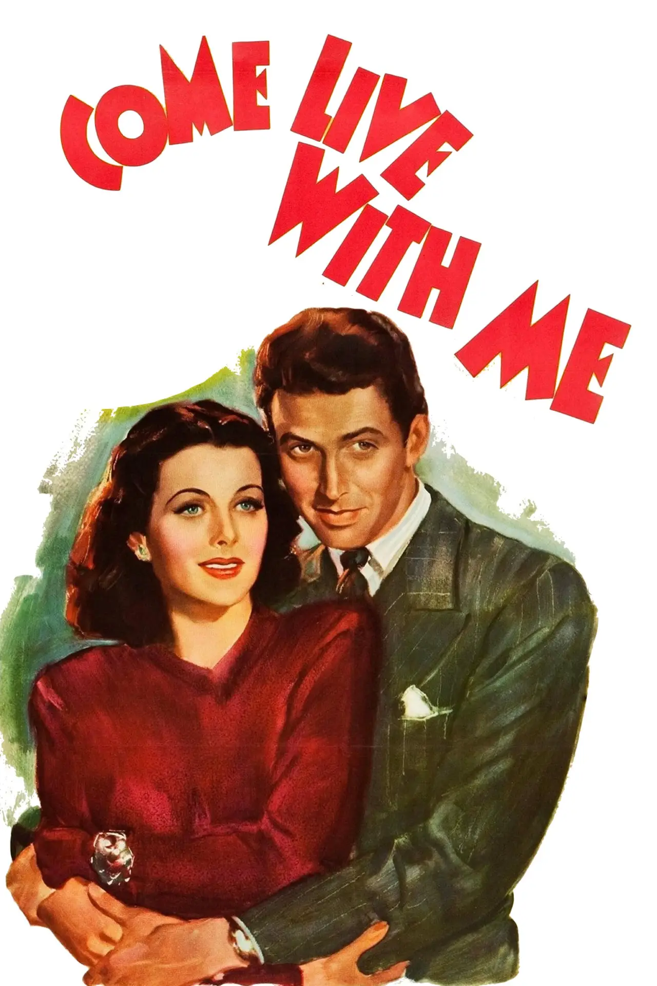 Plakat filmowy "Come Live with Me"