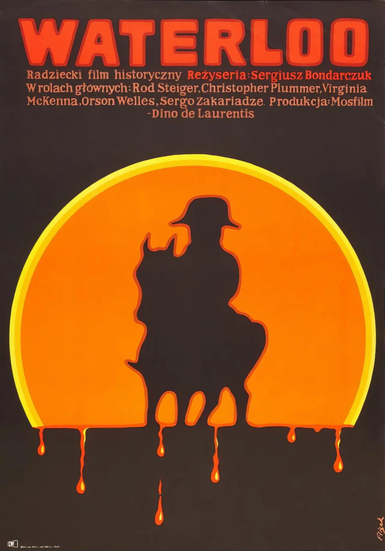 Plakat filmowy "Waterloo"