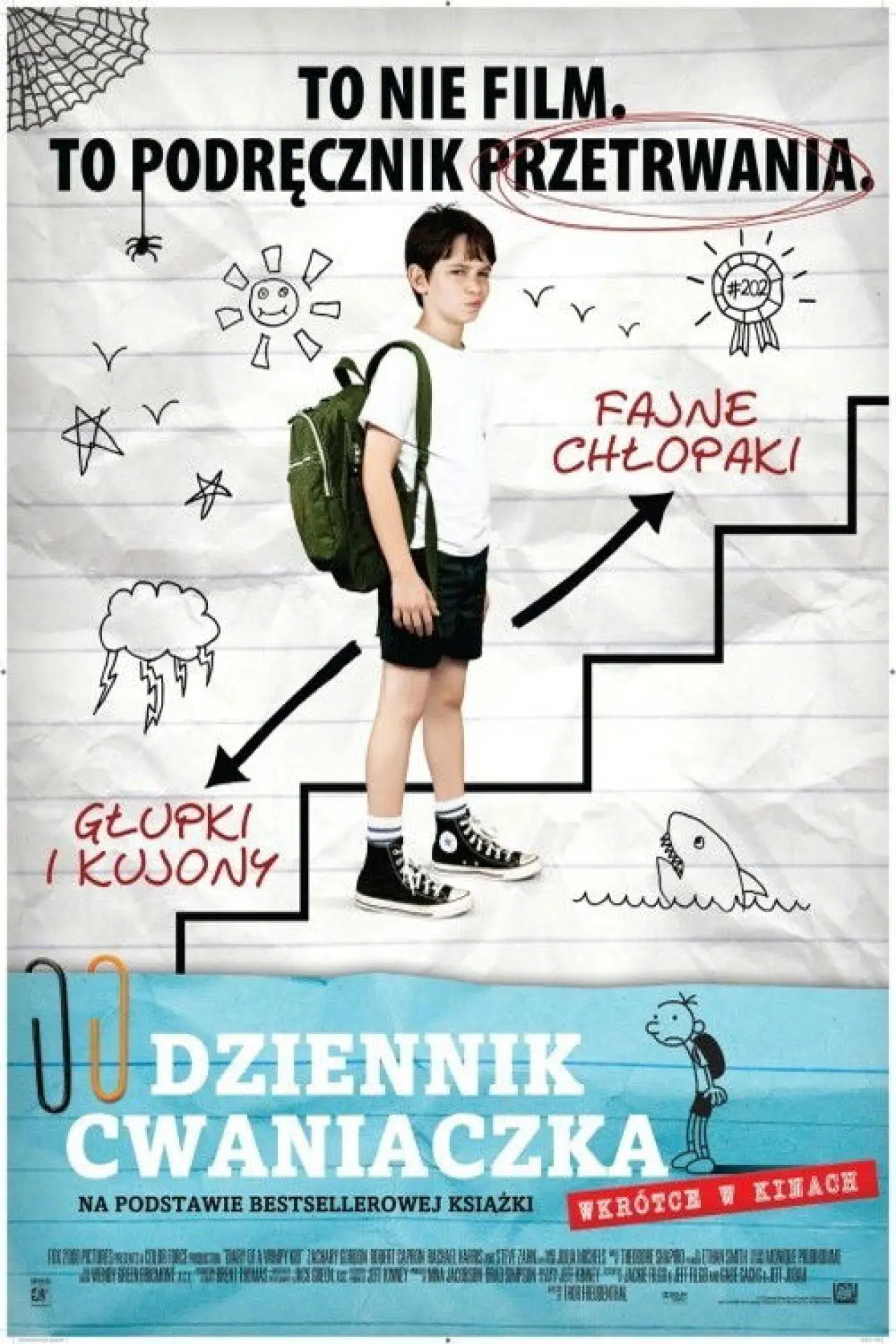 Plakat filmowy "Dziennik cwaniaczka"