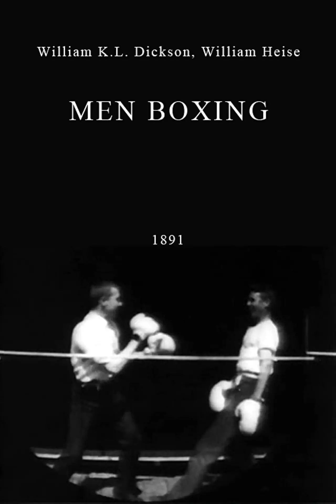Plakat filmowy "Men Boxing"