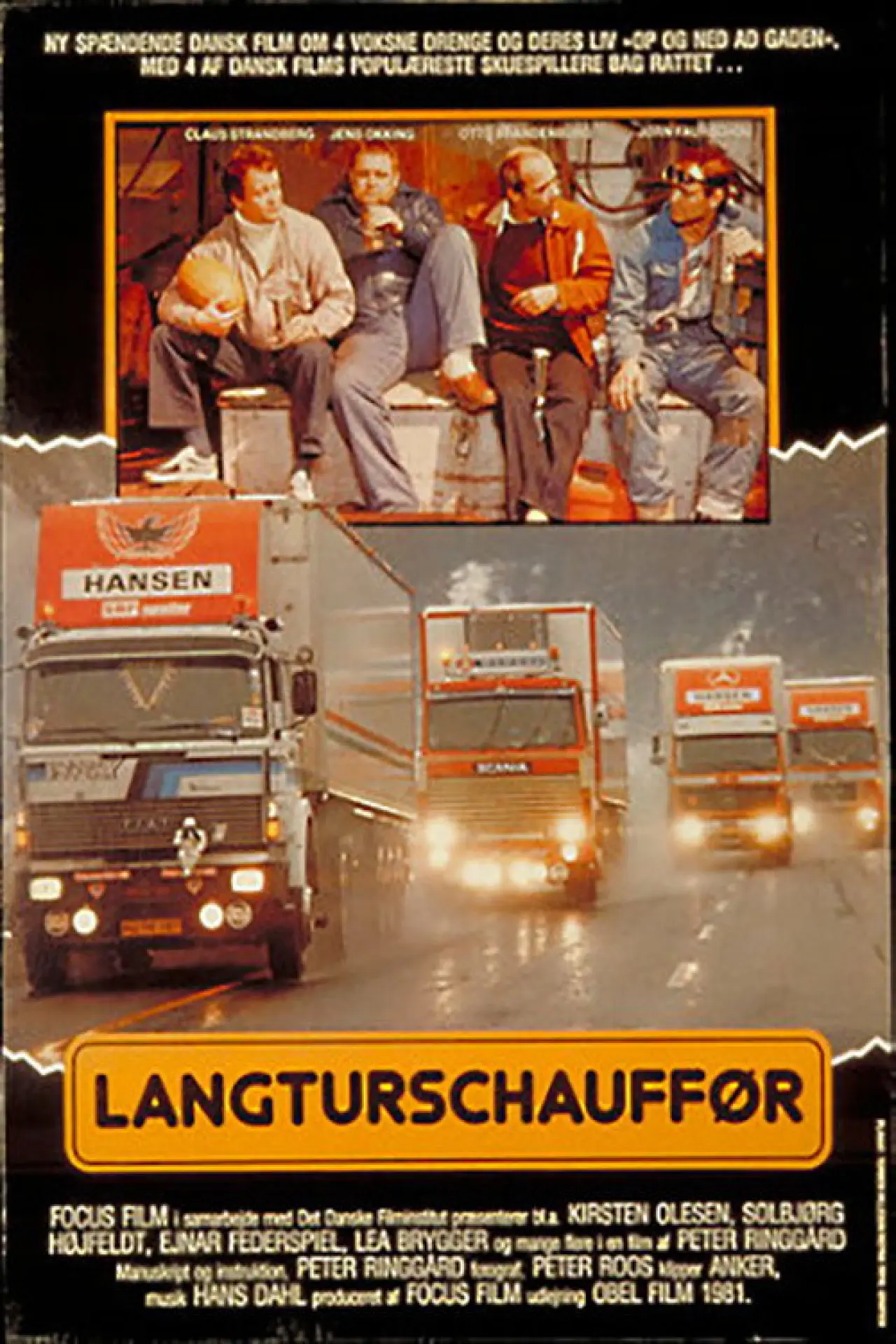 Plakat filmowy "Langturschauffør"