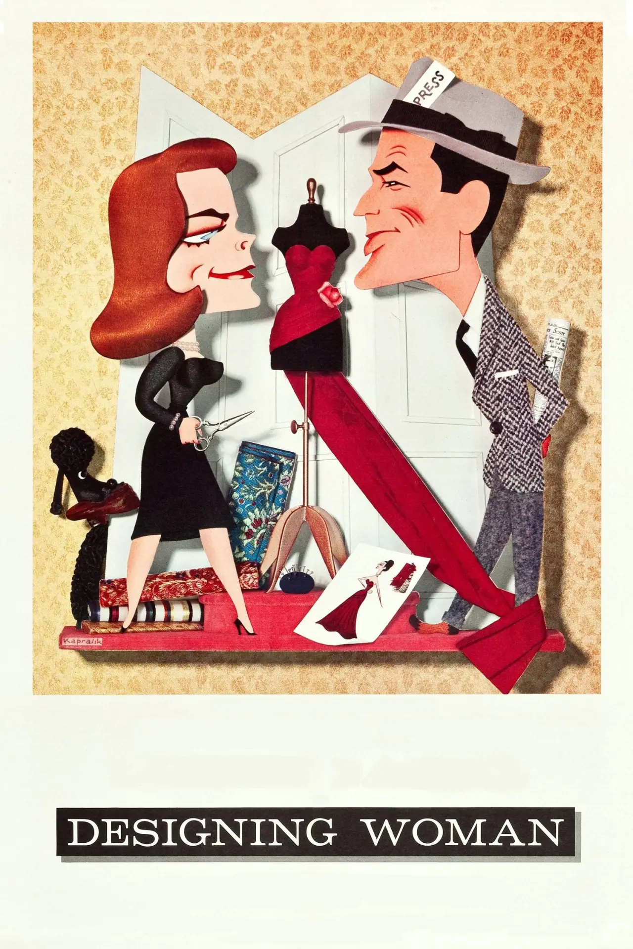 Plakat filmowy "Designing Woman"
