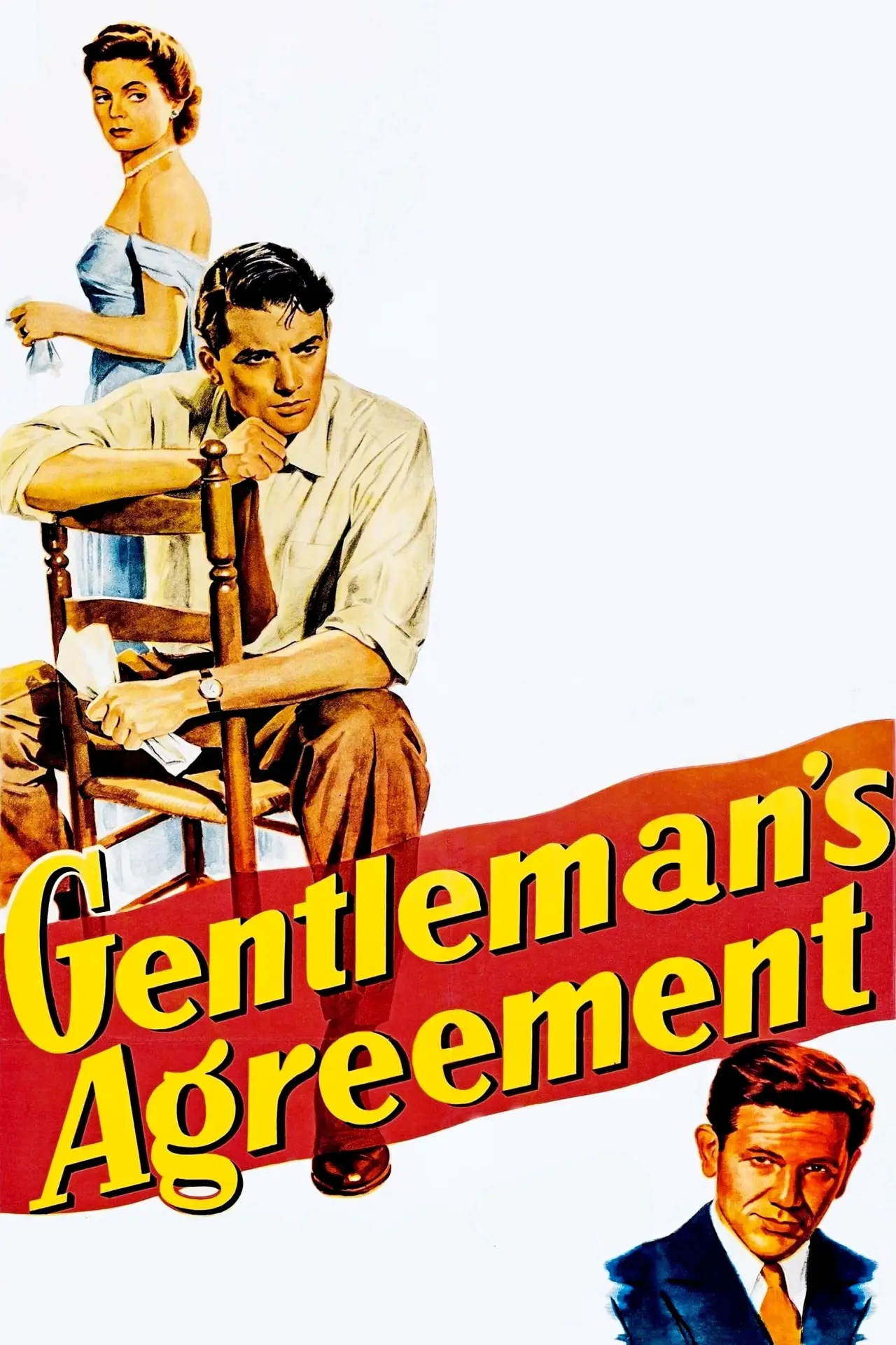 Plakat filmowy "Dżentelmeńska umowa"