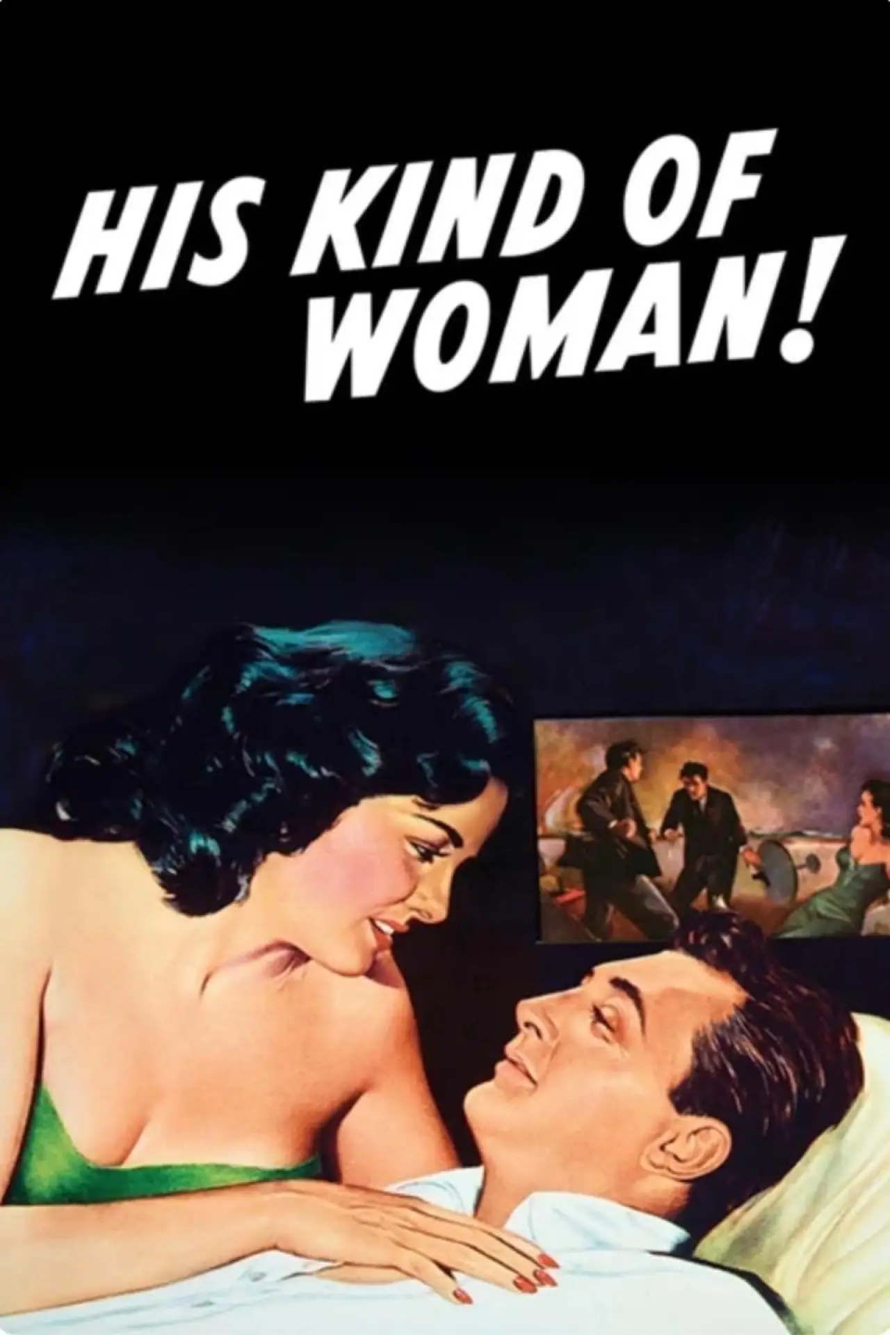 Plakat filmowy "Jego typ kobiety"