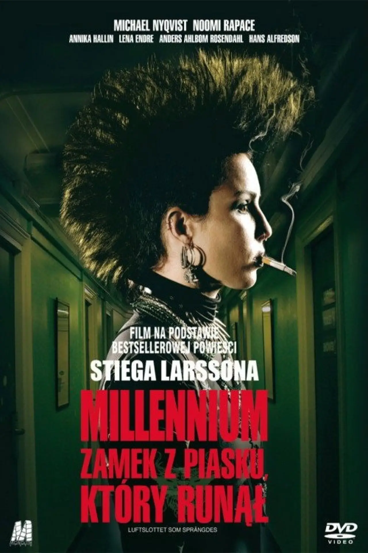 Plakat filmowy "Millennium: Zamek z piasku, który runął"