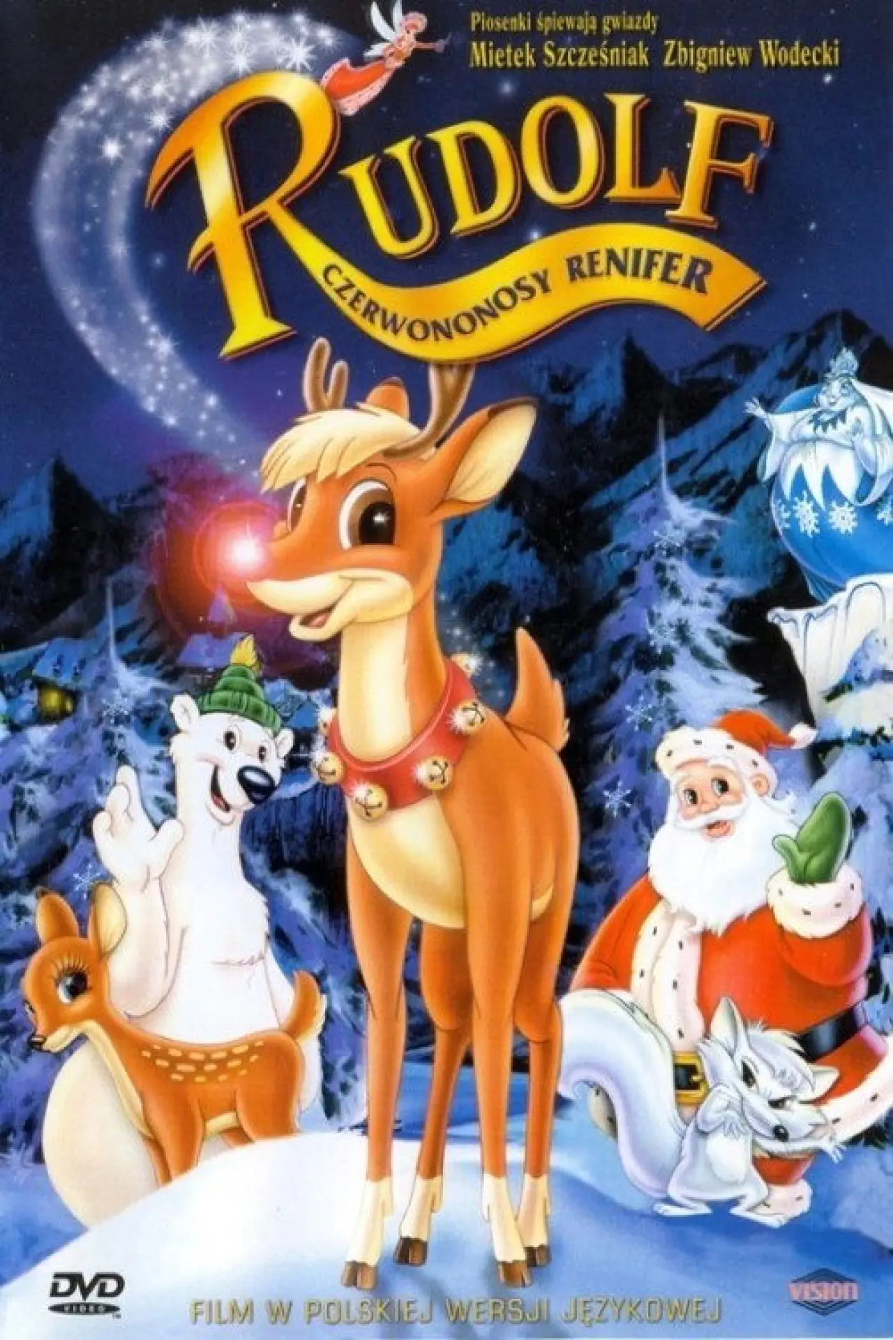 Plakat filmowy "Rudolf czerwononosy renifer"