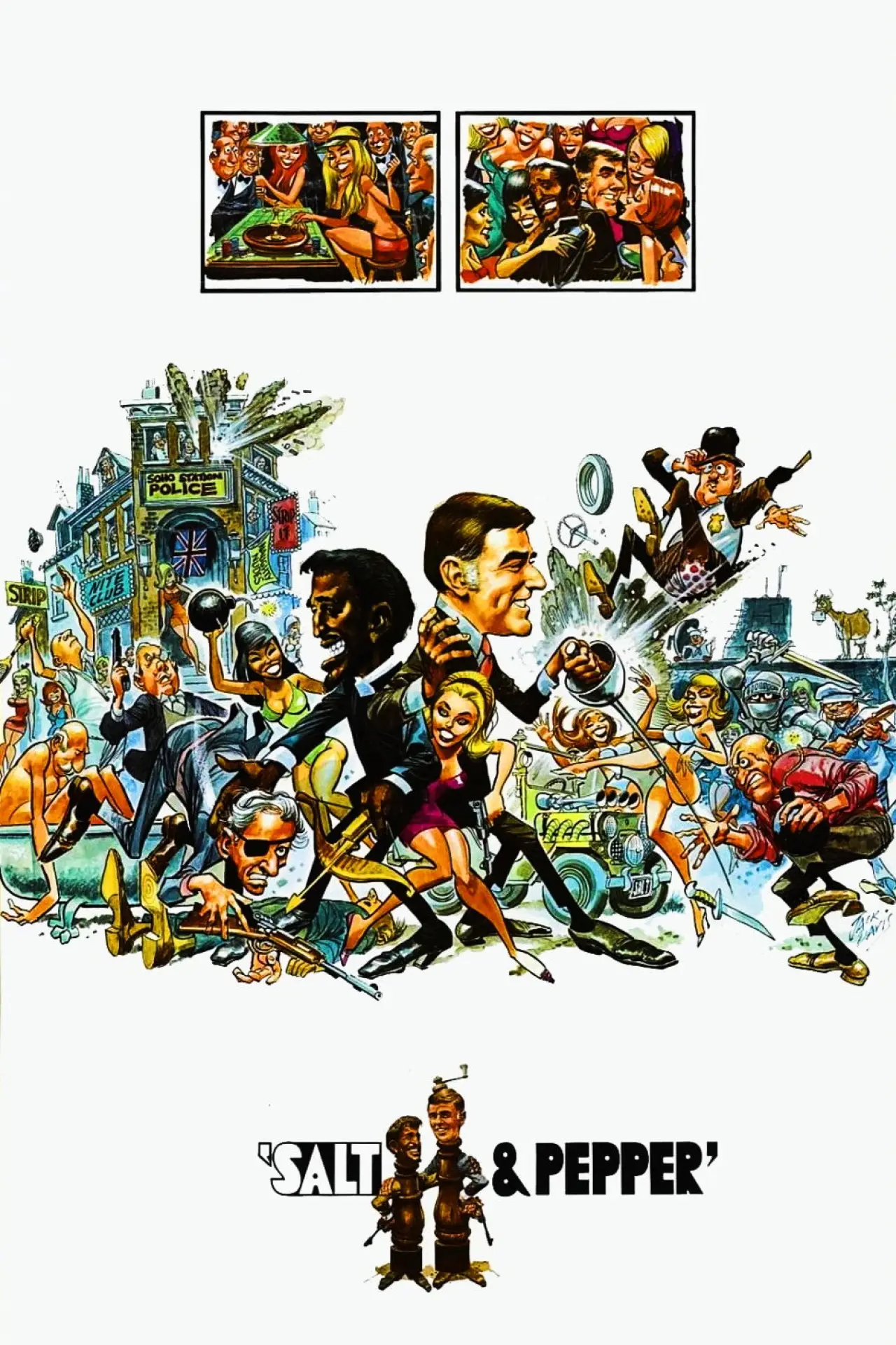 Plakat filmowy "Salt & Pepper"