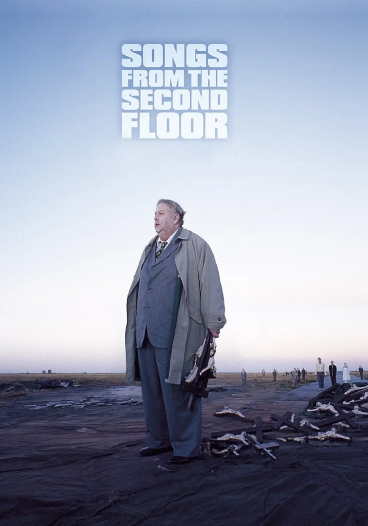 Plakat filmowy "Pieśni z drugiego piętra"