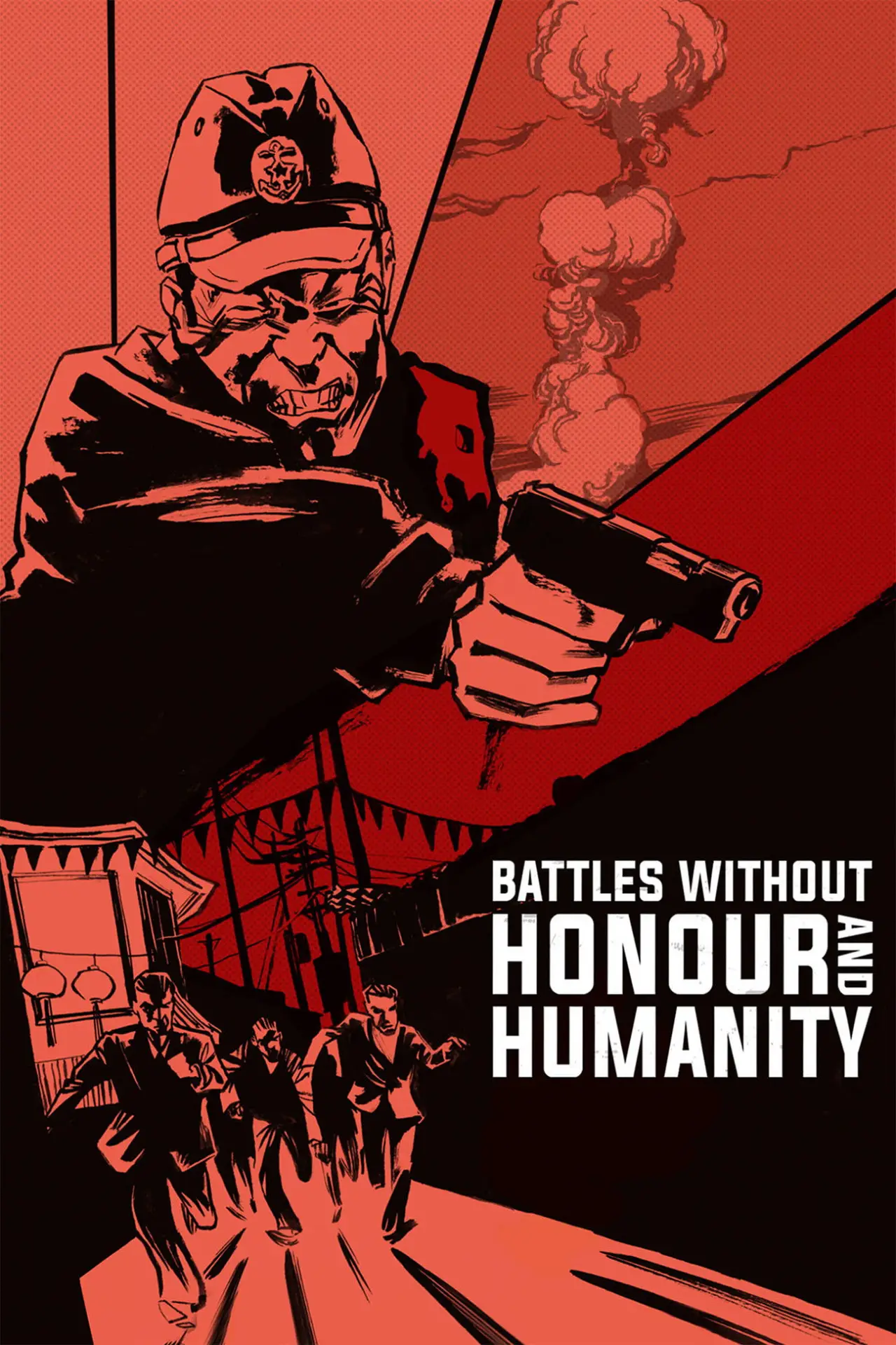 Plakat filmowy "Bitwy bez kodeksu honorowego"