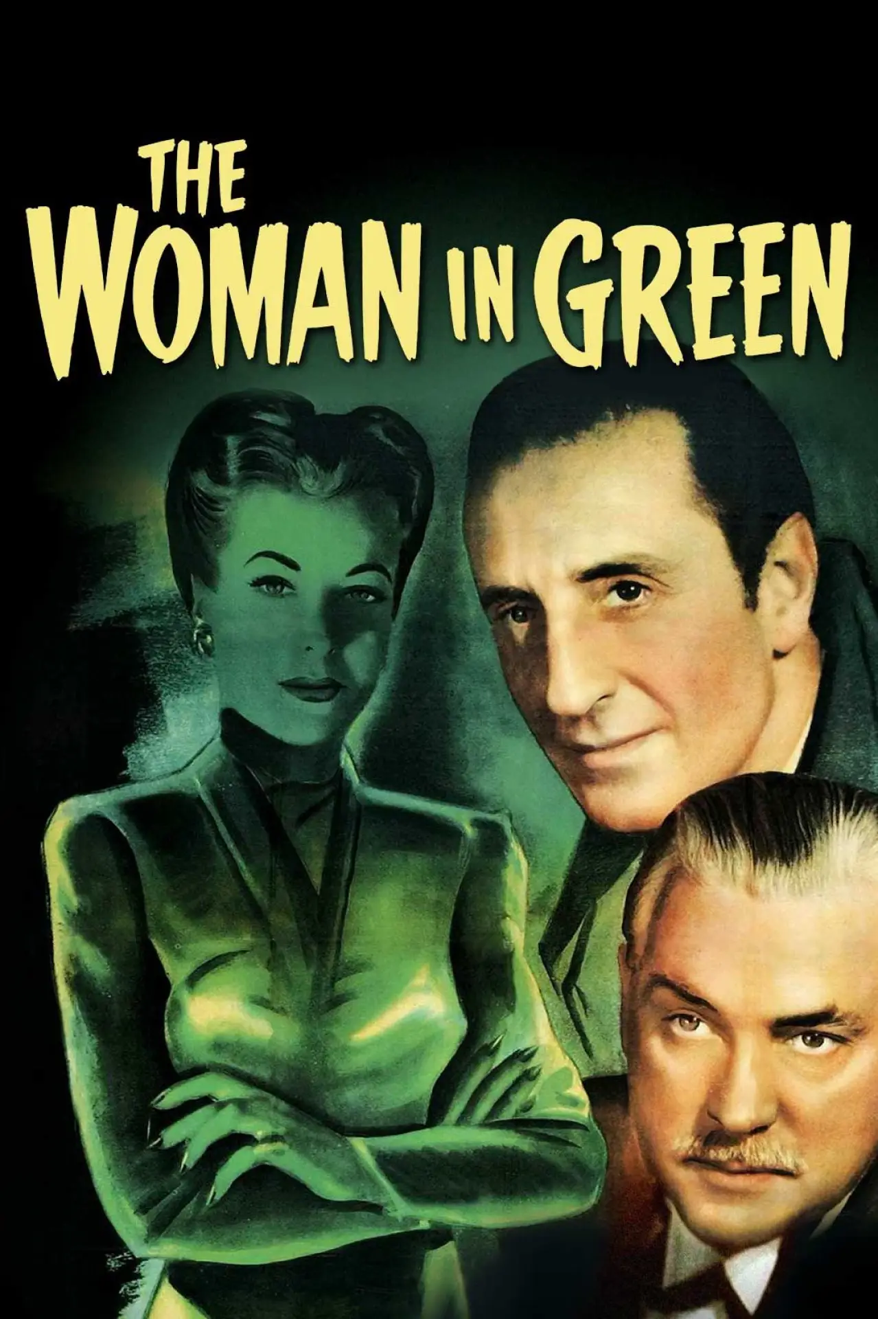 Plakat filmowy "The Woman in Green"