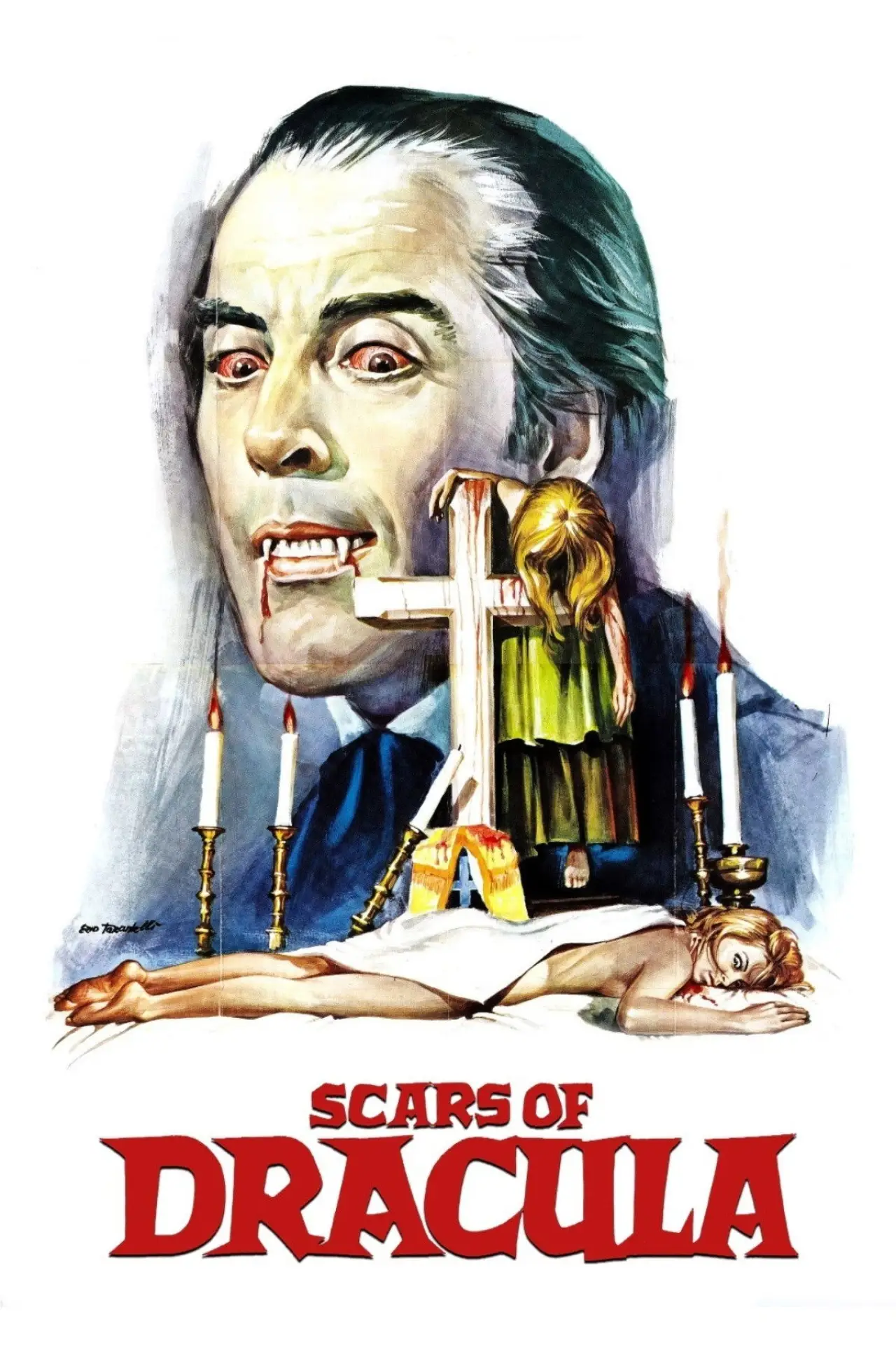 Plakat filmowy "Ukąszenia Draculi"
