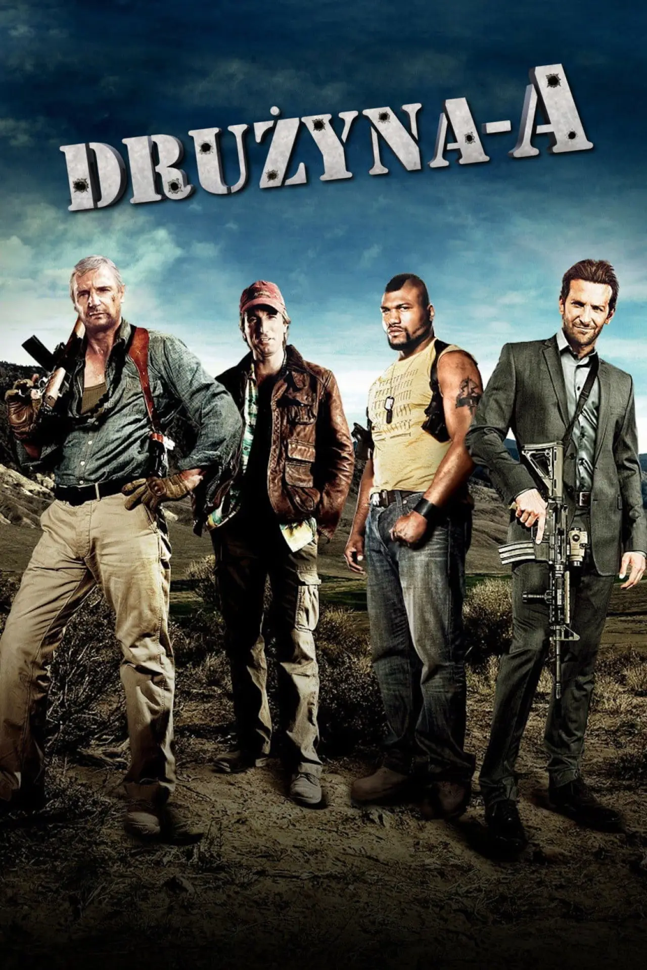 Plakat filmowy "Drużyna A"