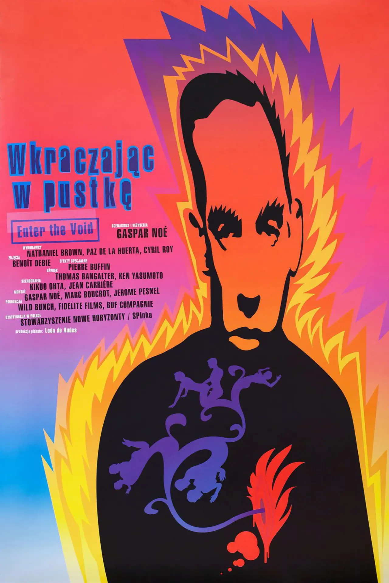 Plakat filmowy "Wkraczając w pustkę"