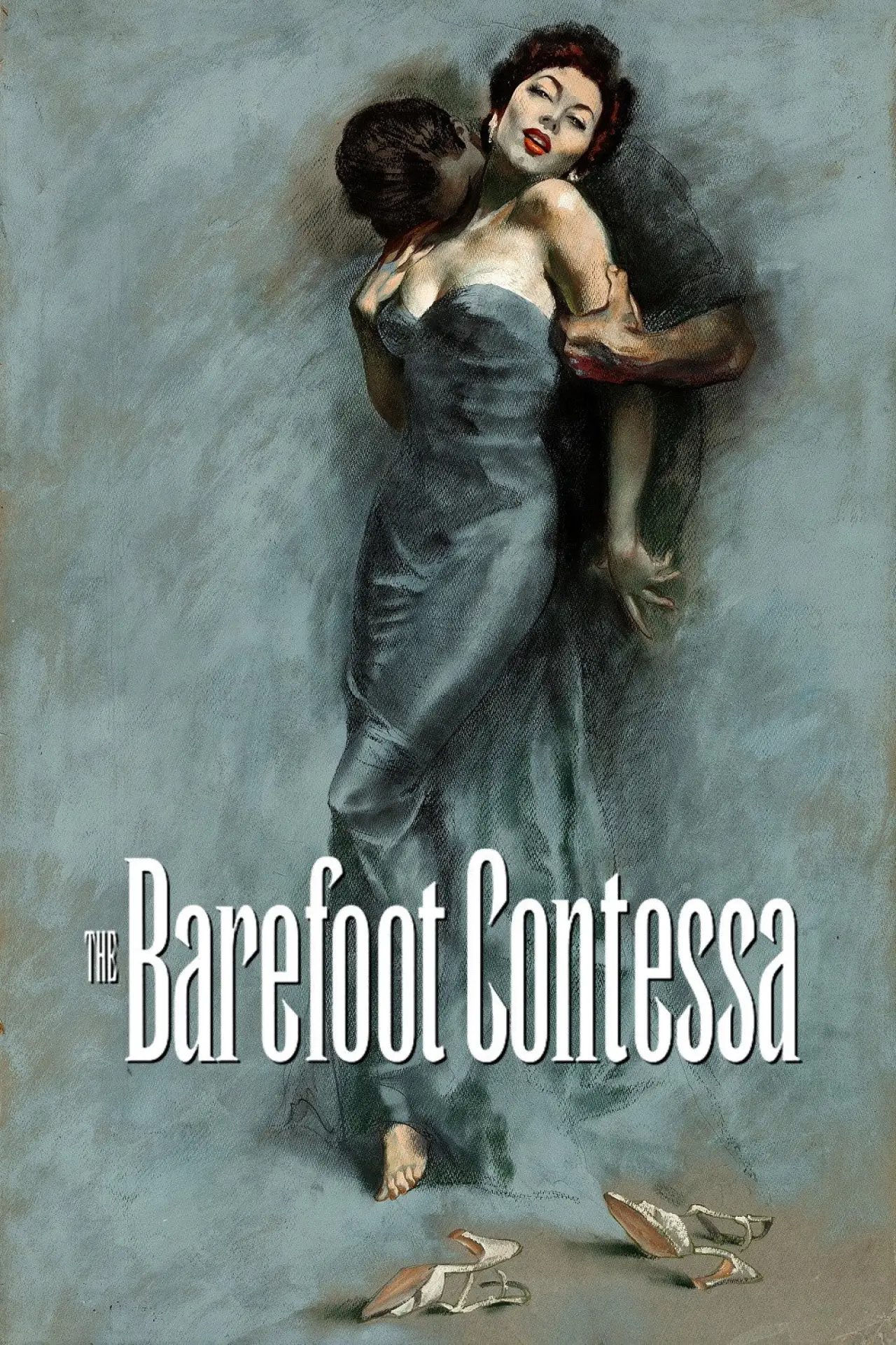 Plakat filmowy "Bosonoga Contessa"