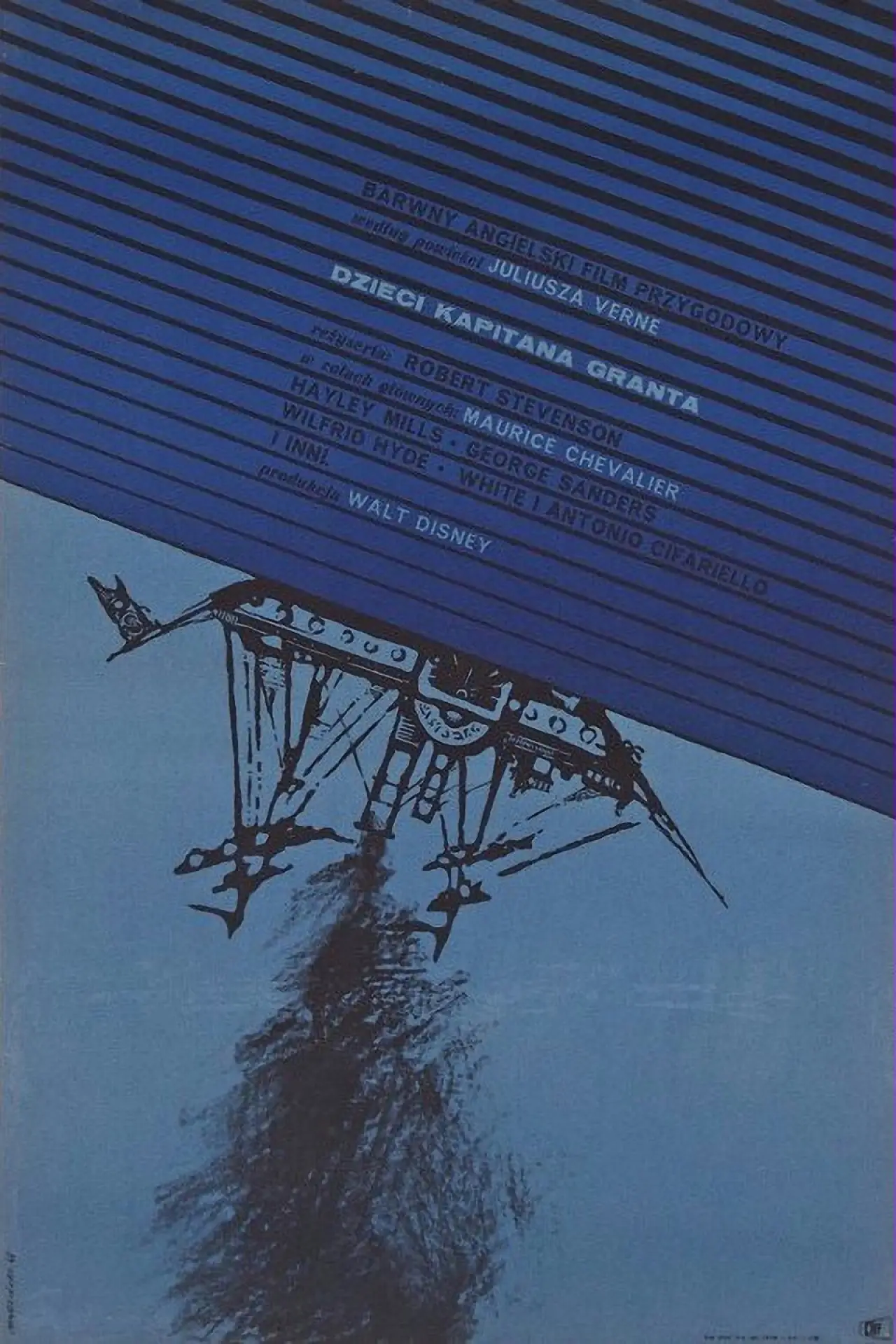 Plakat filmowy "Dzieci kapitana Granta"