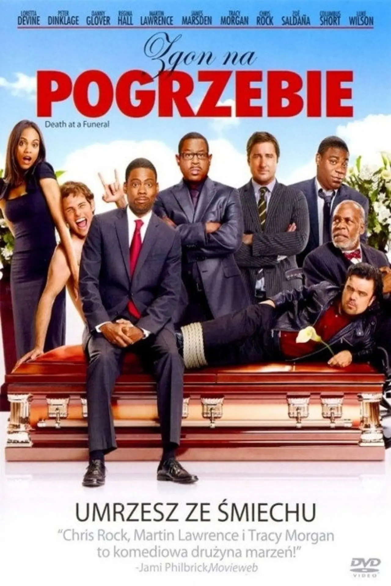 Plakat filmowy "Zgon na pogrzebie"