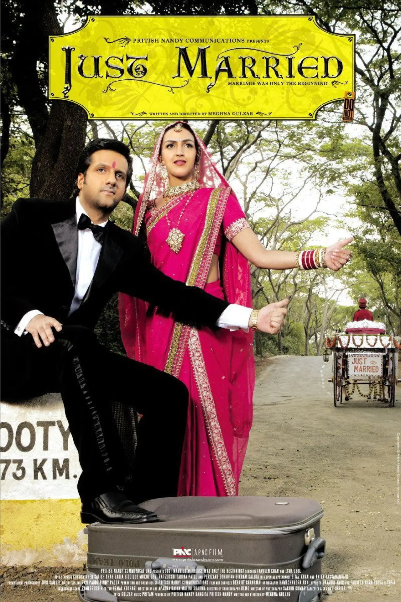 Plakat filmowy "Just Married"