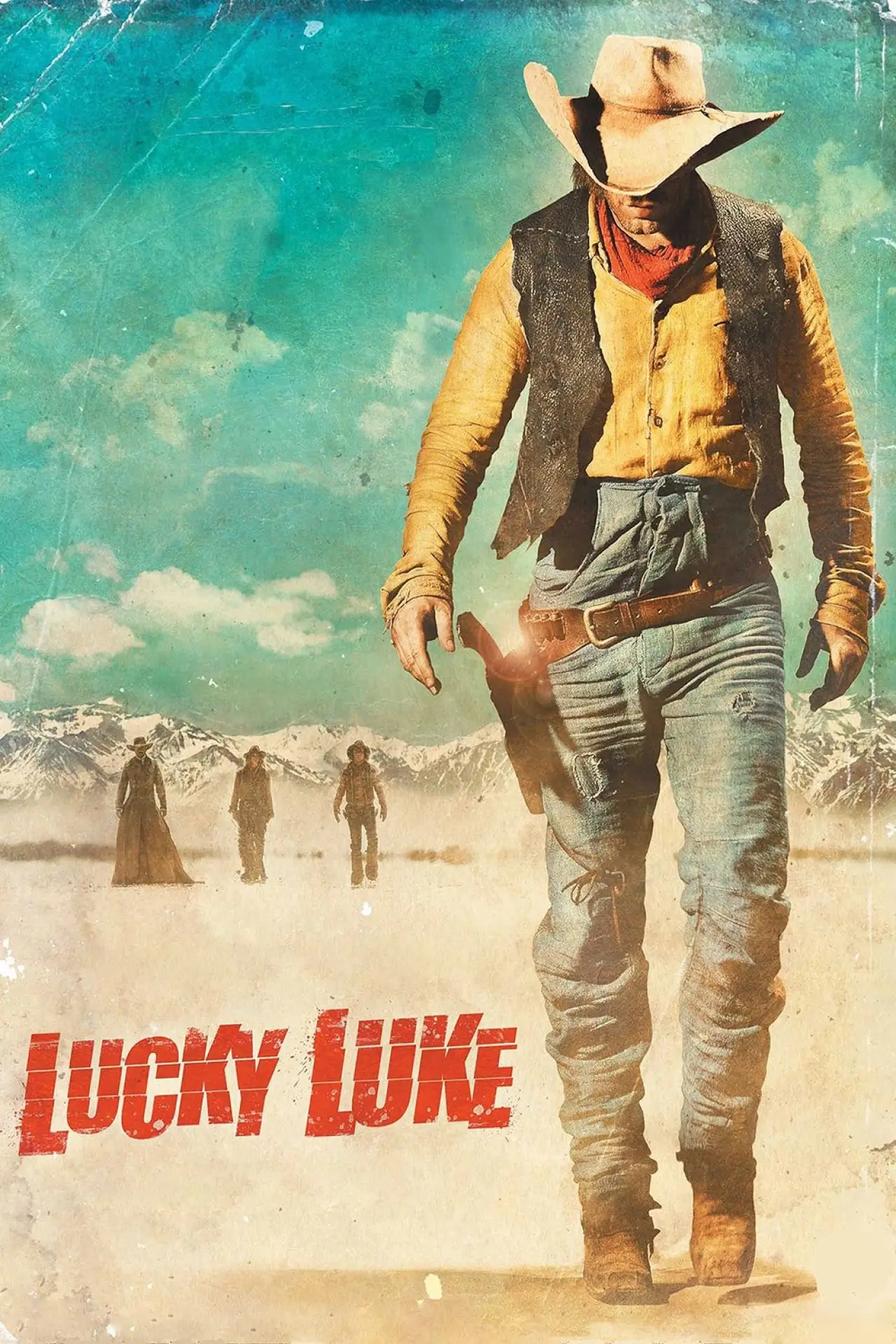 Plakat filmowy "Lucky Luke"