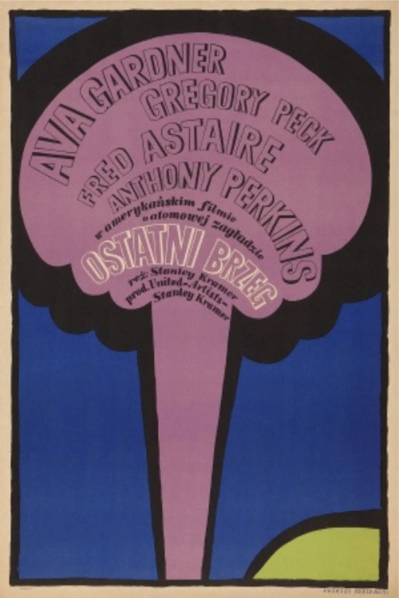 Plakat filmowy "Ostatni brzeg"