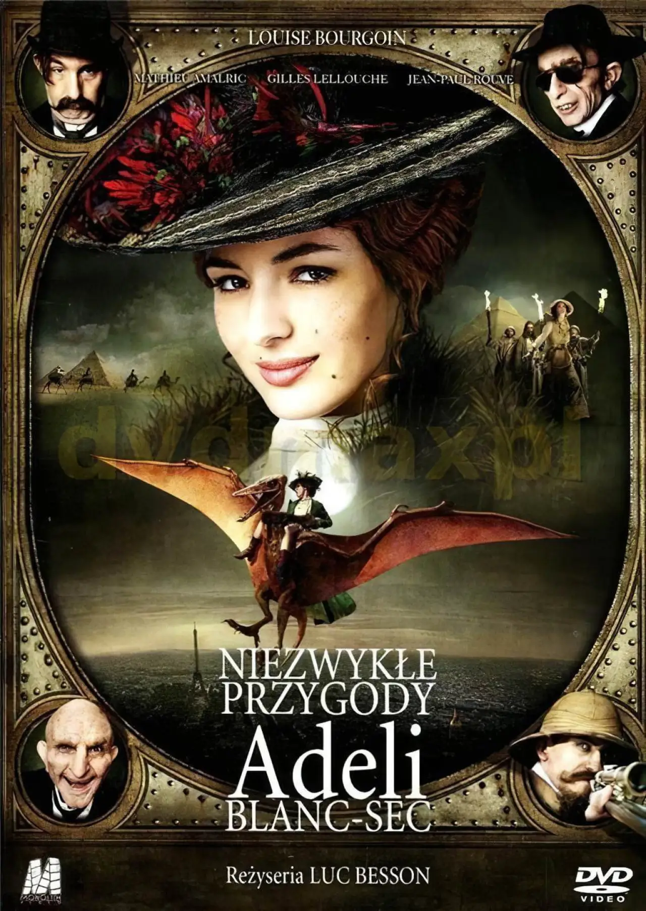 Plakat filmowy "Niezwykłe przygody Adeli Blanc-Sec"