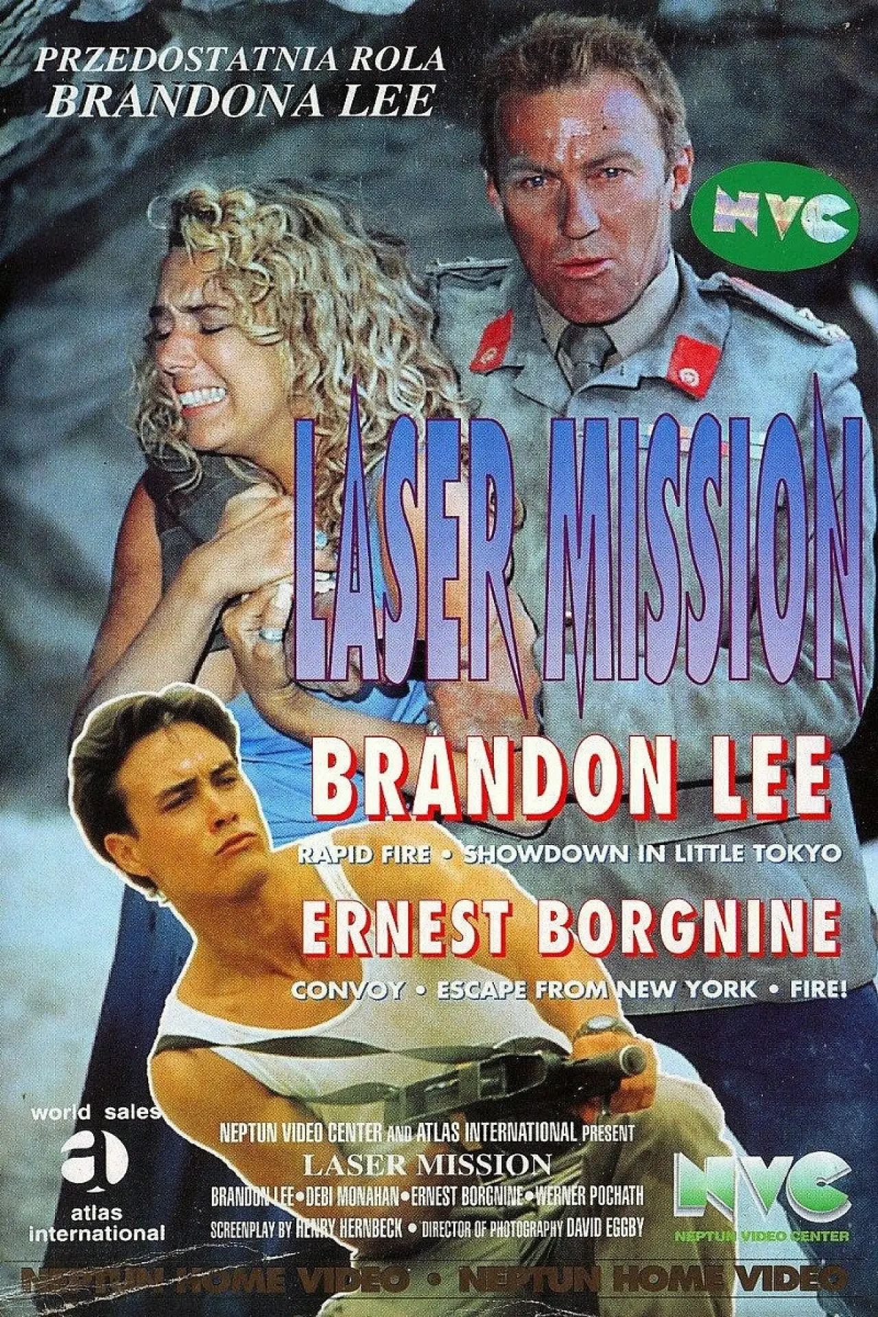 Plakat filmowy "Laserowa Misja"