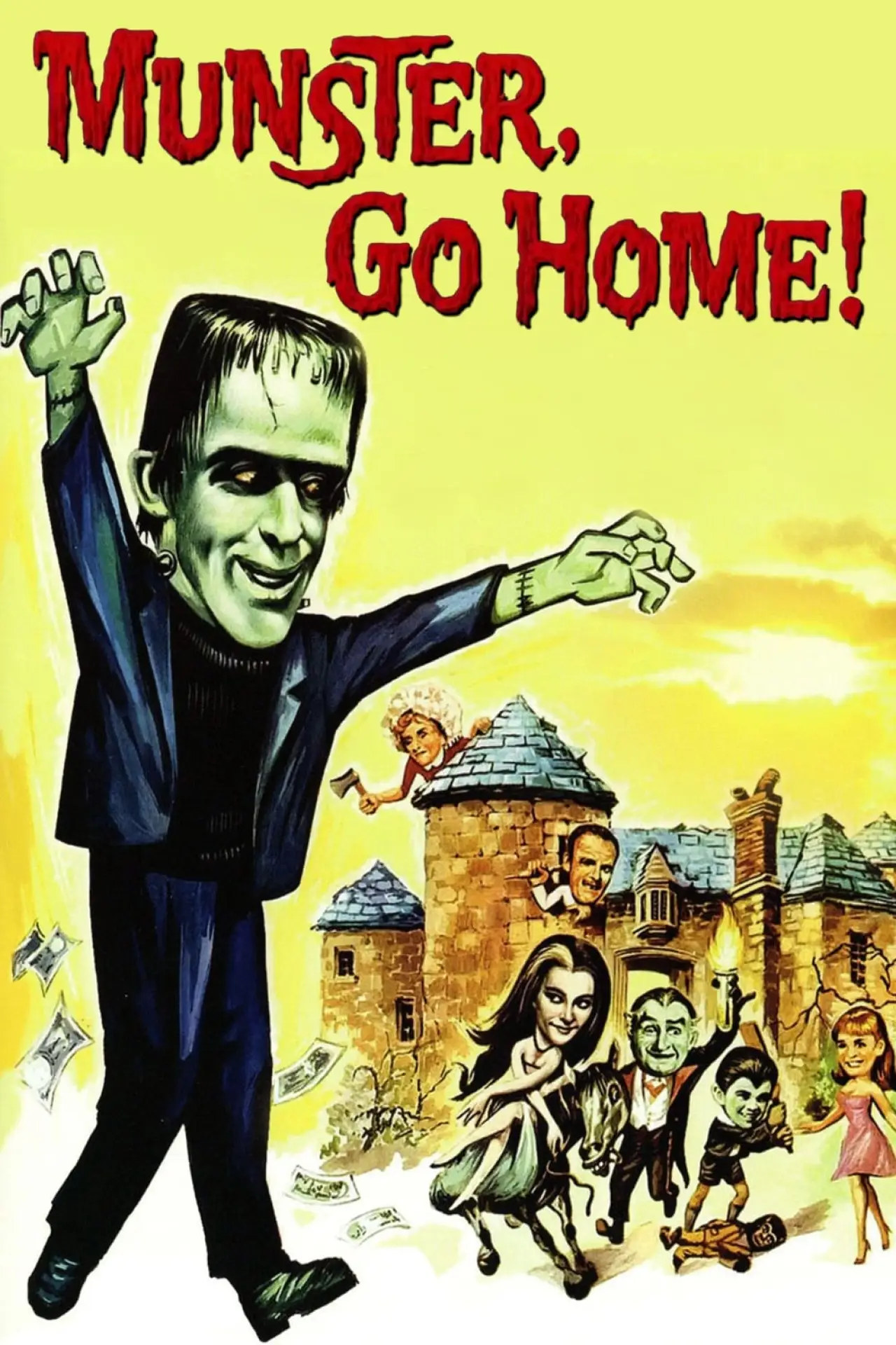 Plakat filmowy "Munster, Go Home!"
