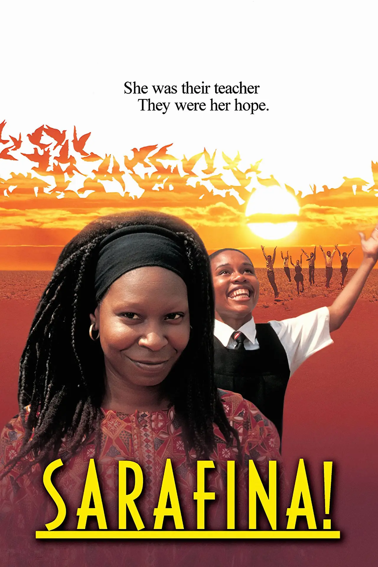 Plakat filmowy "Sarafina!"