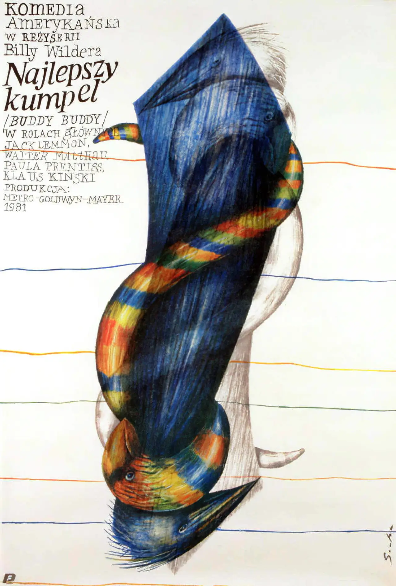 Plakat filmowy "Najlepszy kumpel"