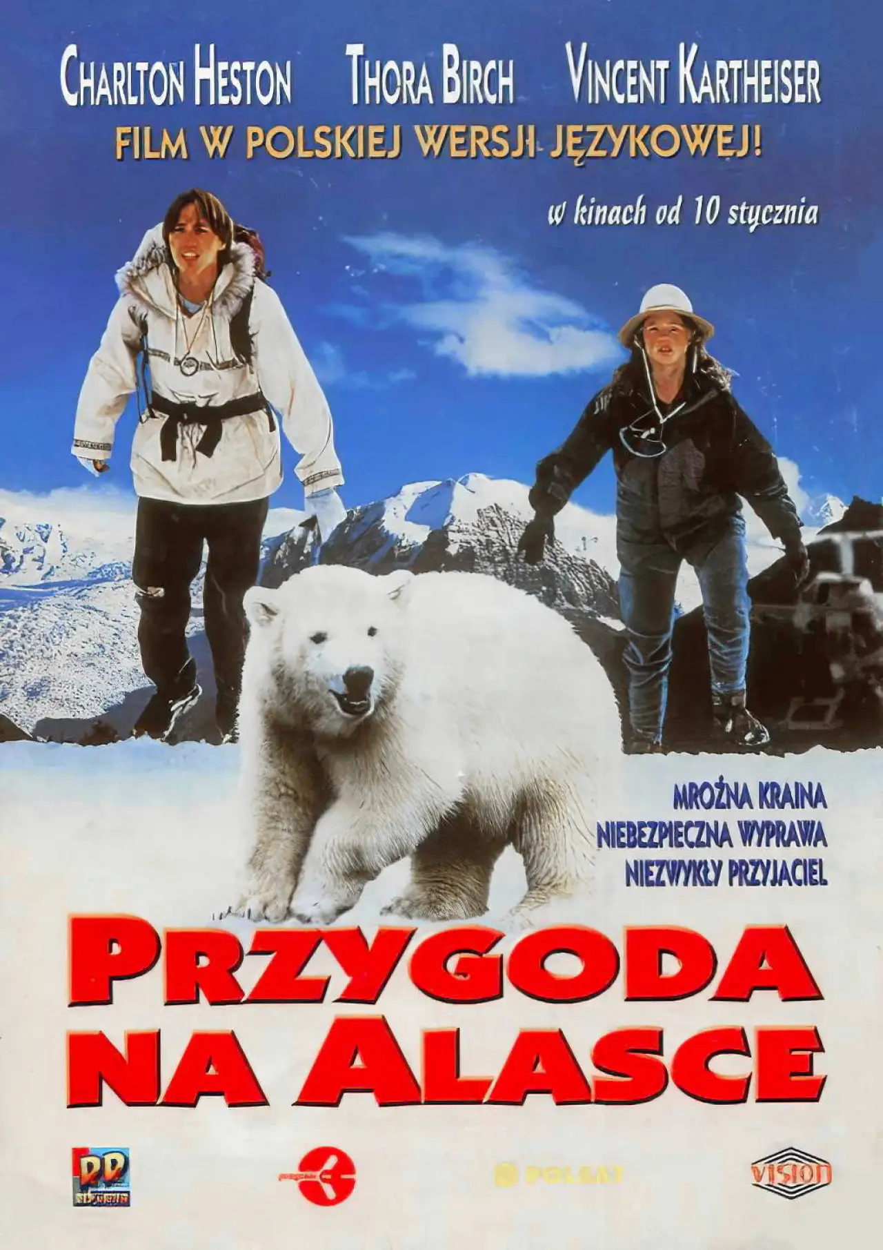 Plakat filmowy "Przygoda na Alasce"