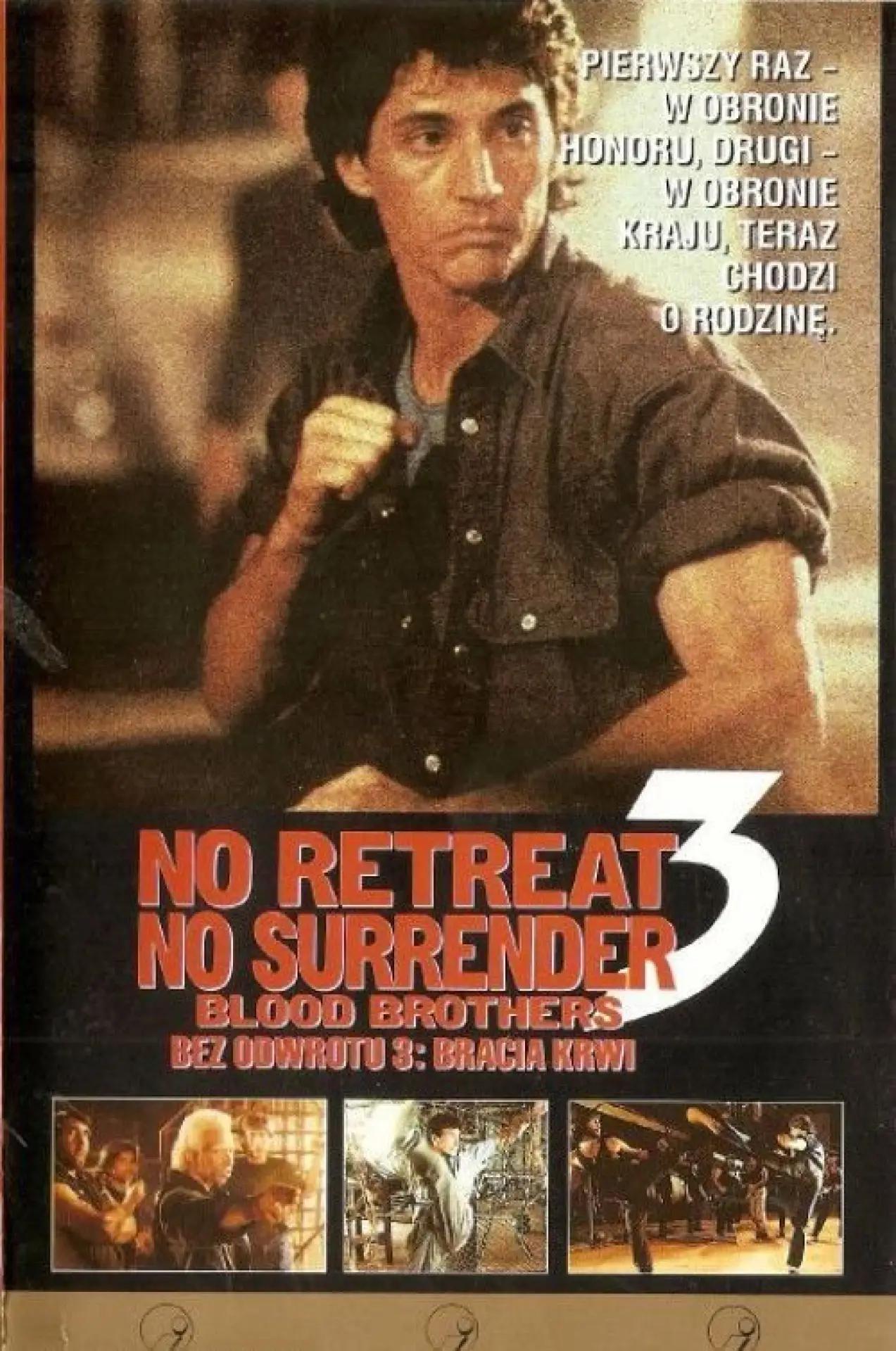 Plakat filmowy "Bez Odwrotu 3: Bracia Krwi"