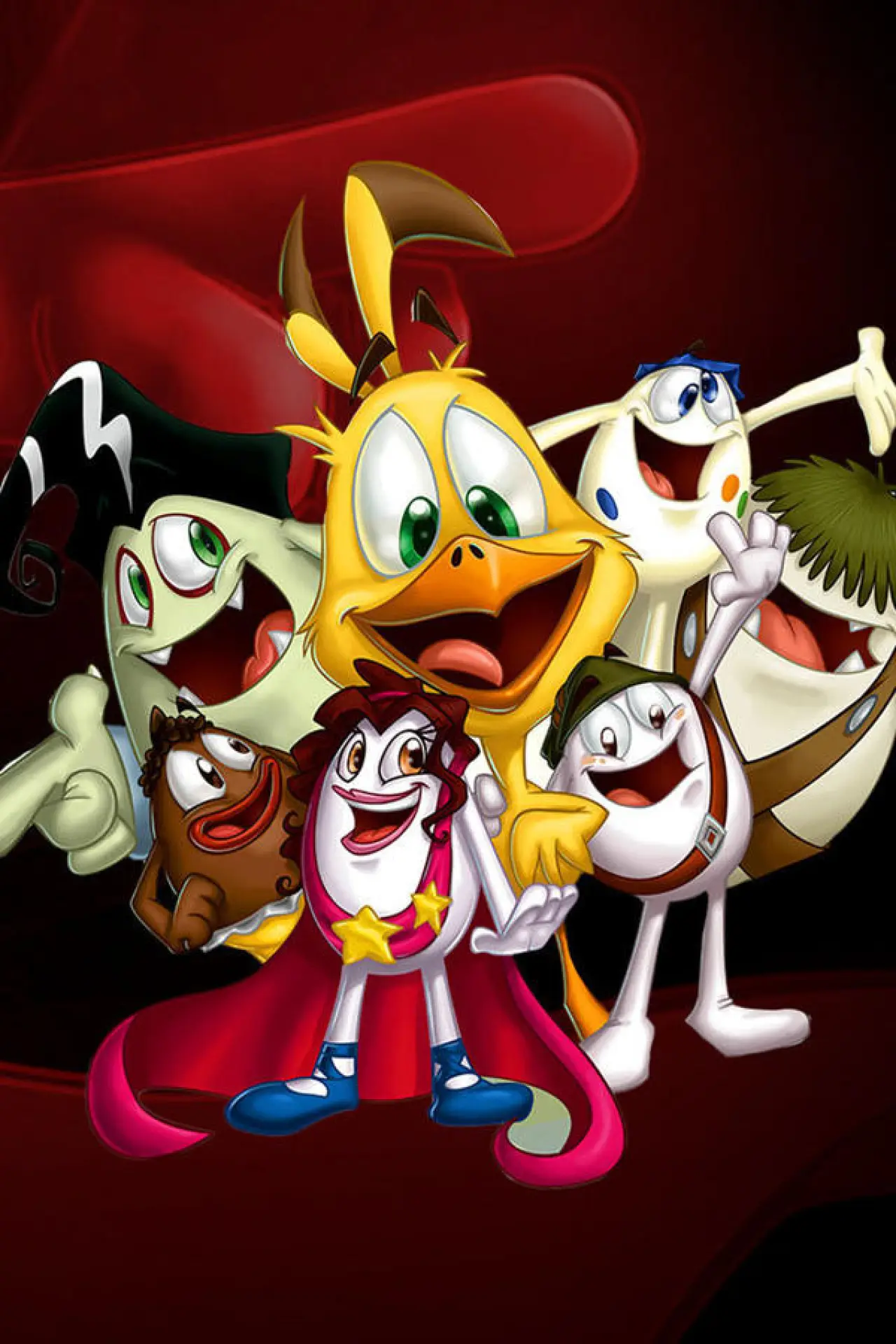 Plakat filmowy "Otra película de huevos y un pollo"